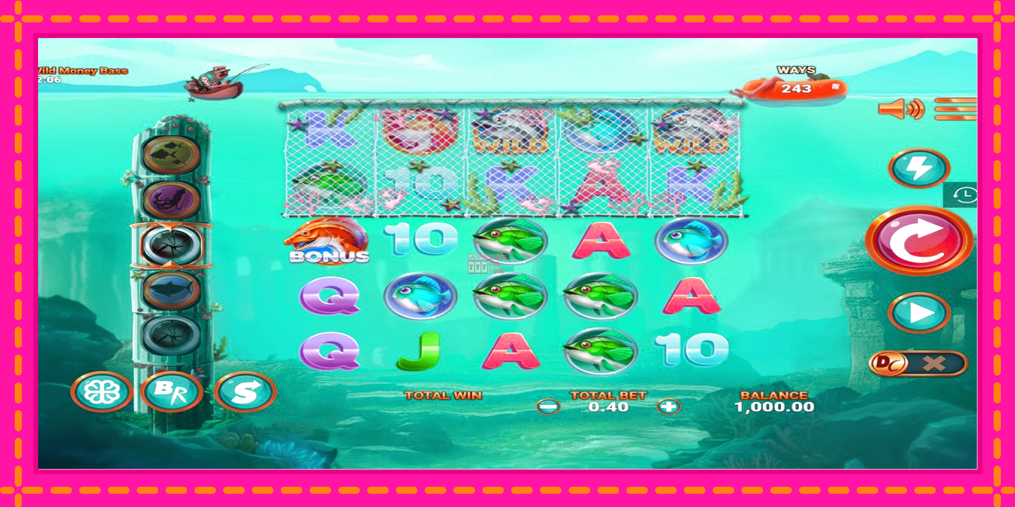 Slot machine Wild Money Bass gratuitamente, immagine 1