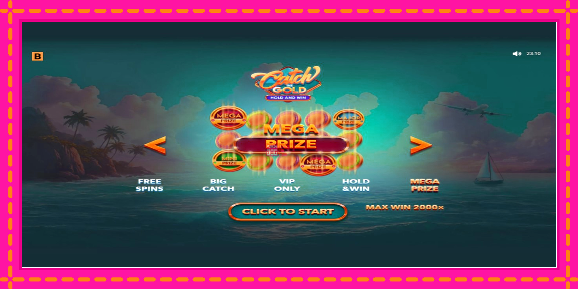 Slot machine Catch The Gold Hold and Win gratuitamente, immagine 1