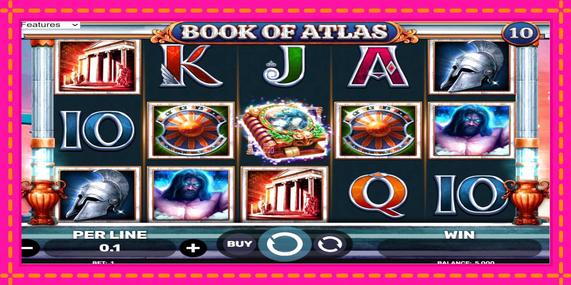 Slot machine Book of Atlas gratuitamente, immagine 1