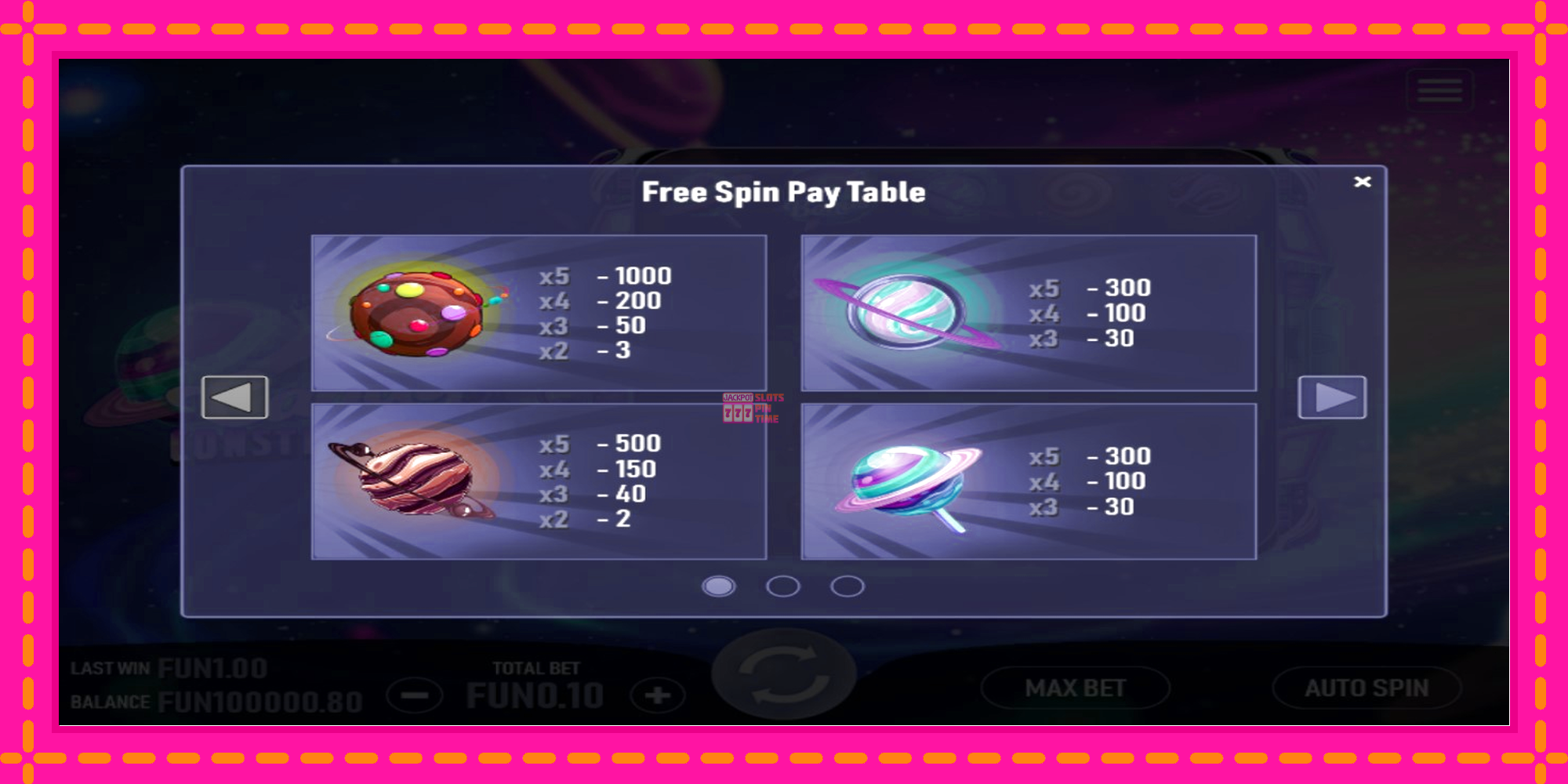 Slot machine Candy Constellation gratuitamente, immagine 3