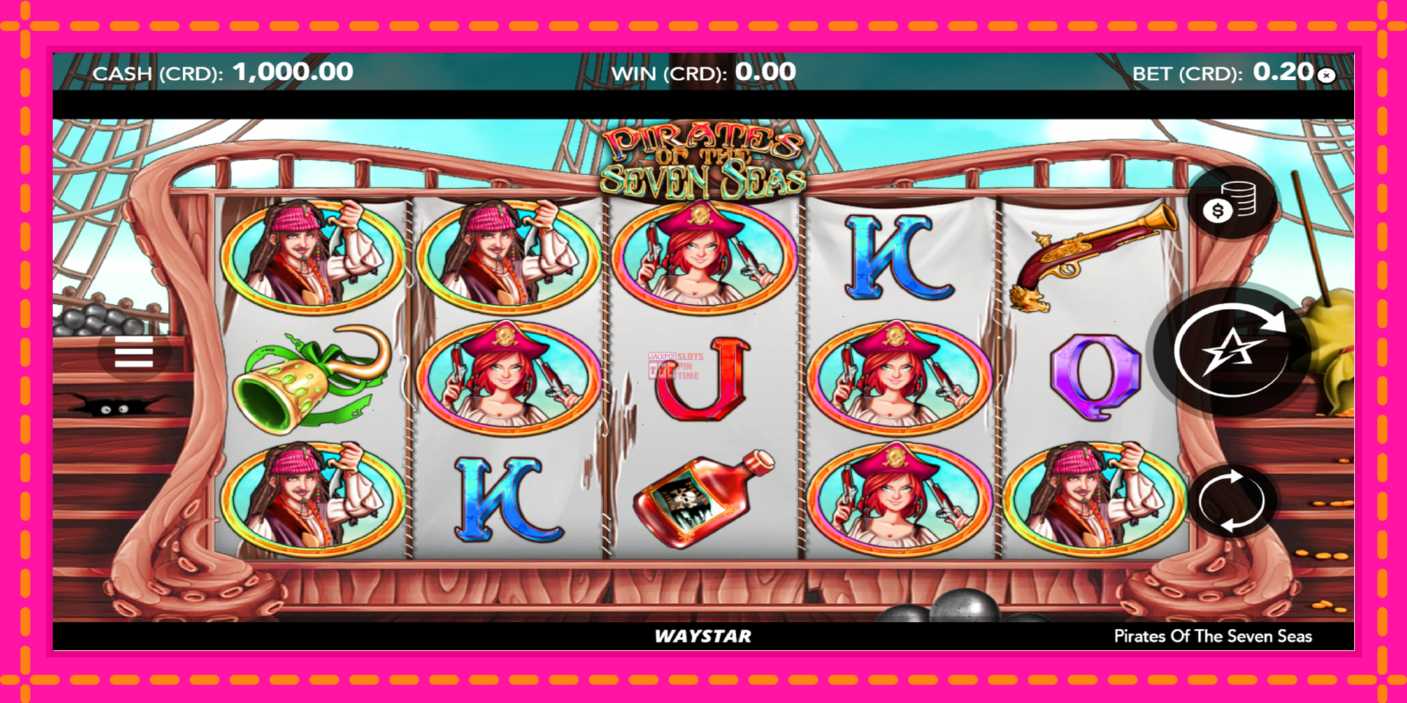 Slot machine Pirates of the Seven Seas gratuitamente, immagine 1