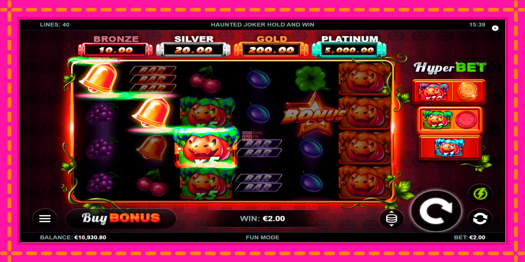 Slot machine Haunted Joker Hold and Win gratuitamente, immagine 4