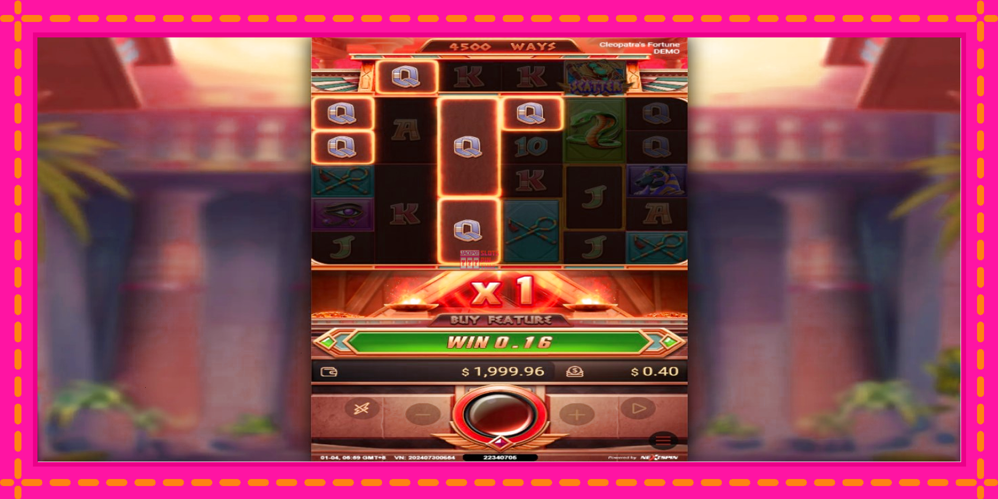 Slot machine Cleopatras Fortune gratuitamente, immagine 3