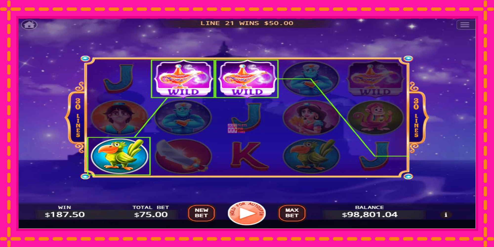 Slot machine Magic Carpet gratuitamente, immagine 2