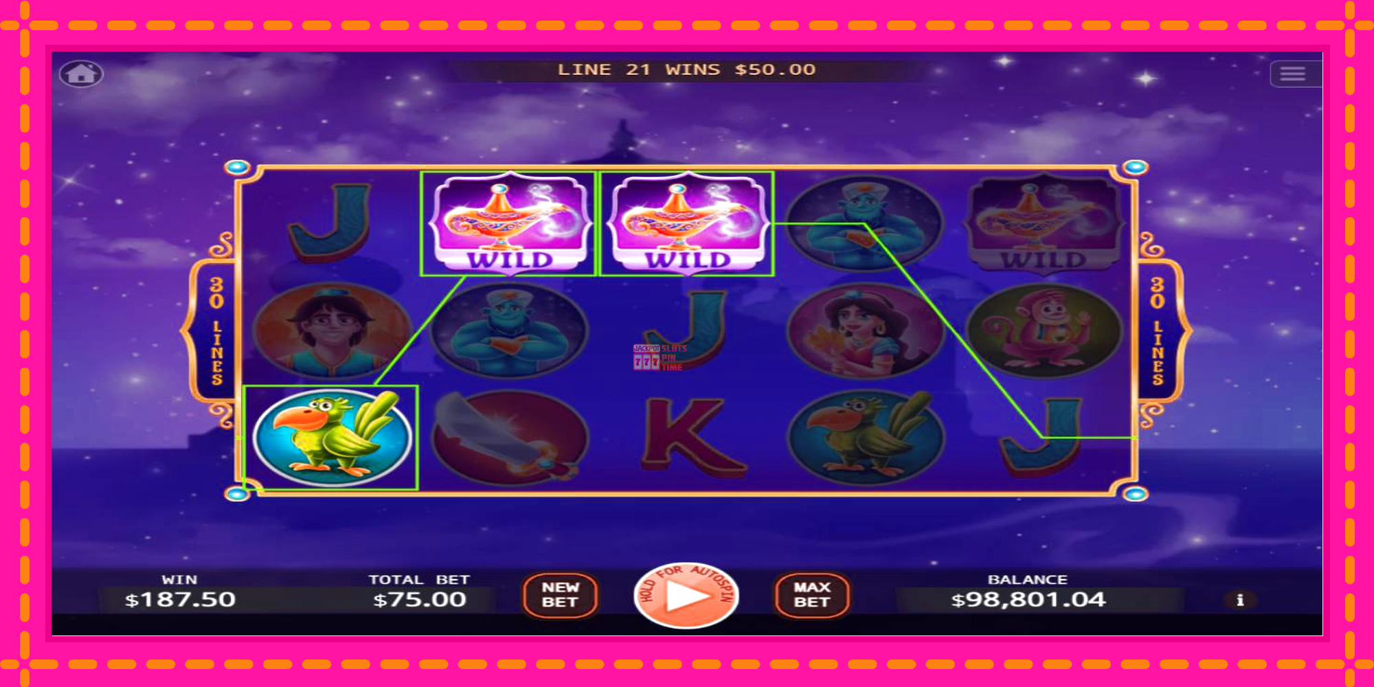 Slot machine Magic Carpet gratuitamente, immagine 3