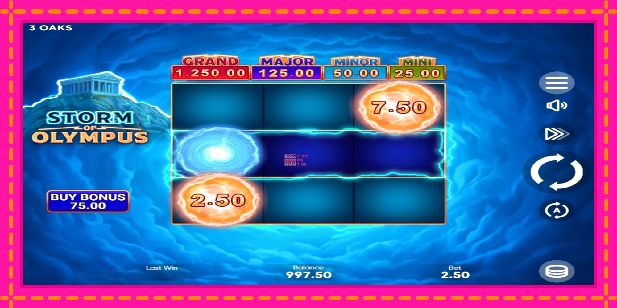 Slot machine Storm of Olympus gratuitamente, immagine 2