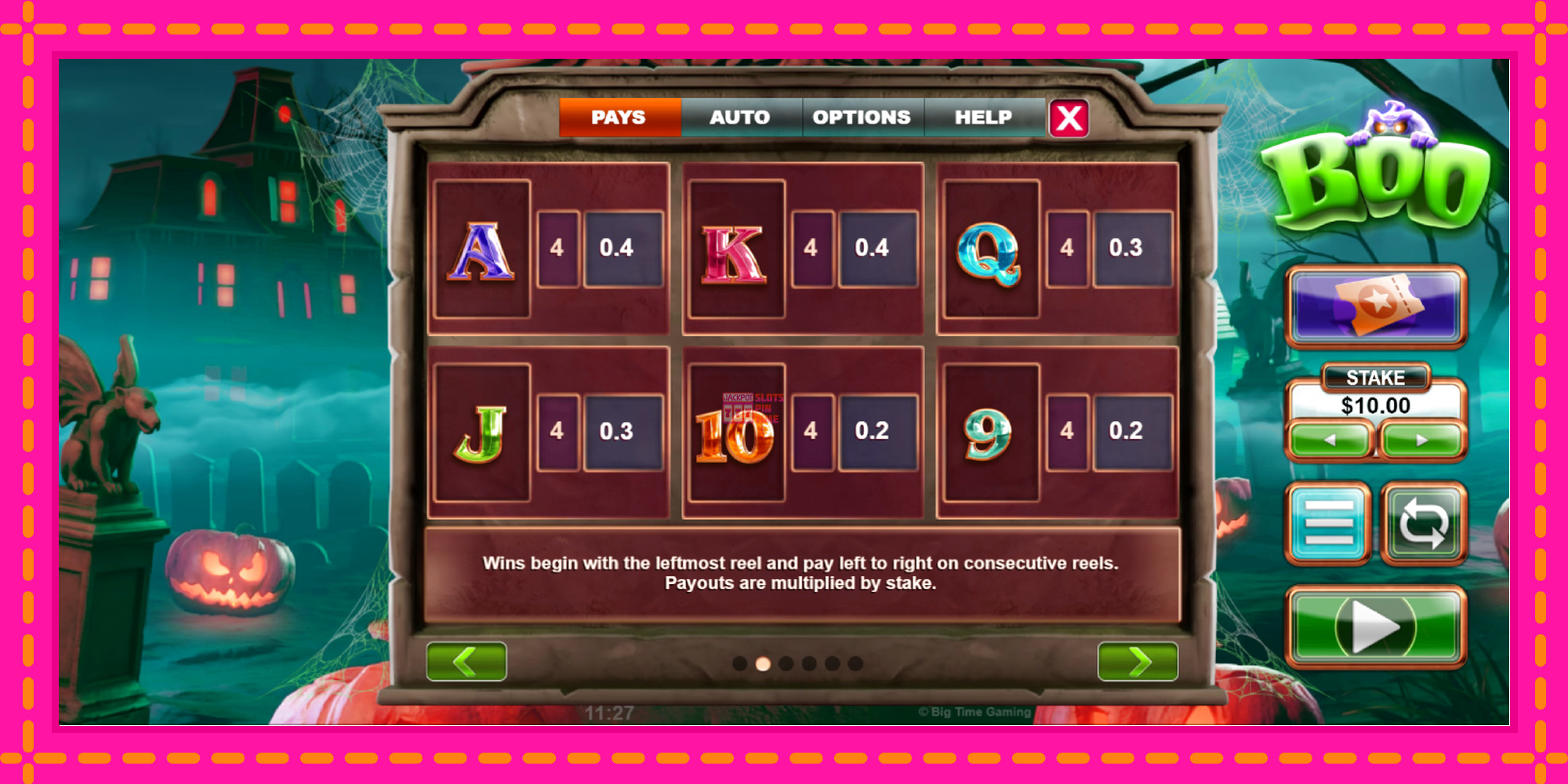 Slot machine Boo gratuitamente, immagine 6