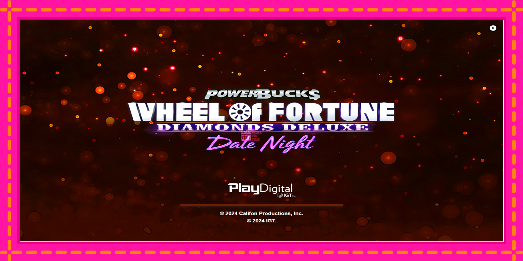 Slot machine PowerBucks Wheel of Fortune Diamonds Deluxe Date Night gratuitamente, immagine 1