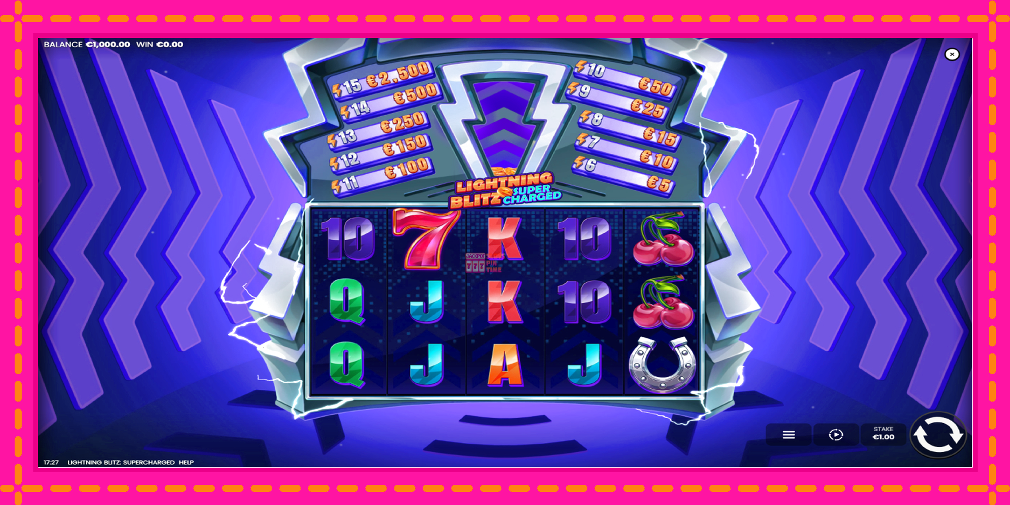 Slot machine Lightning Blitz Supercharged gratuitamente, immagine 1