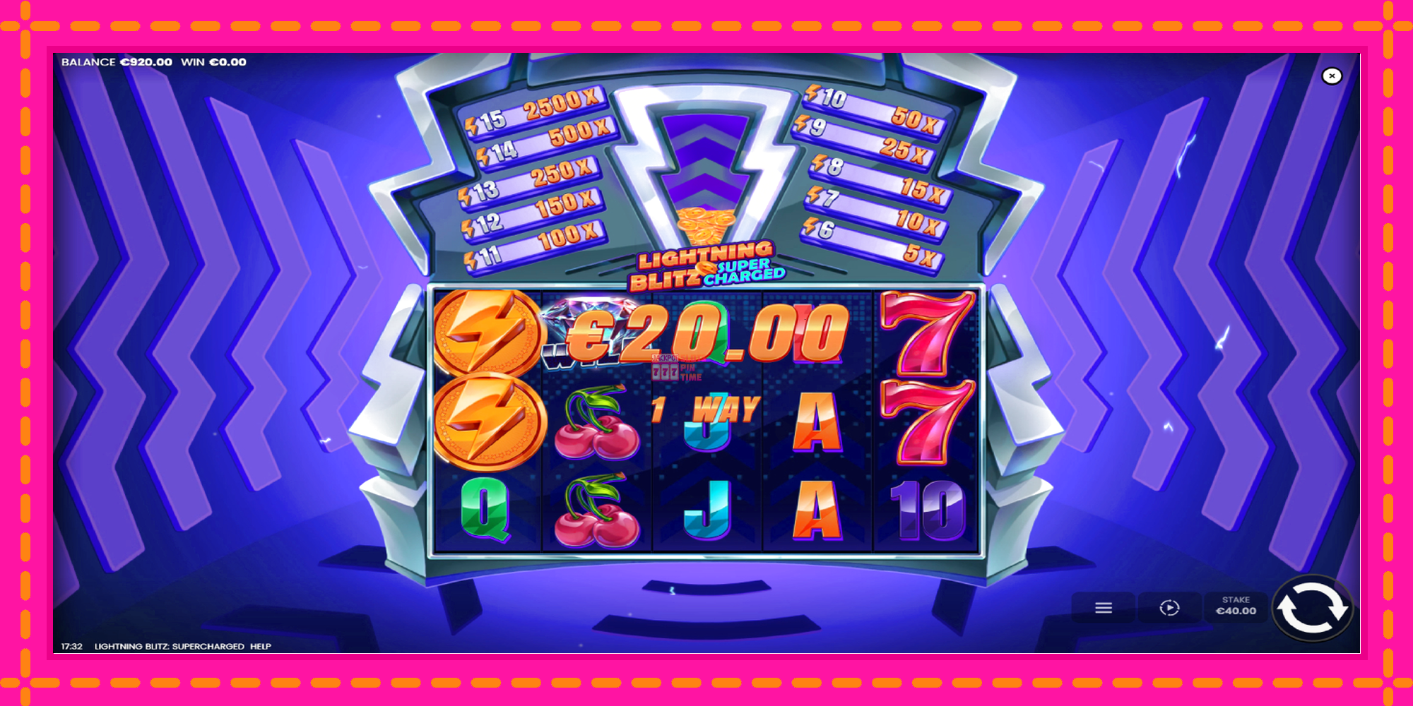 Slot machine Lightning Blitz Supercharged gratuitamente, immagine 4