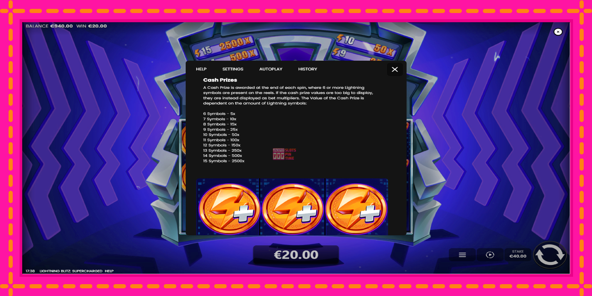 Slot machine Lightning Blitz Supercharged gratuitamente, immagine 7