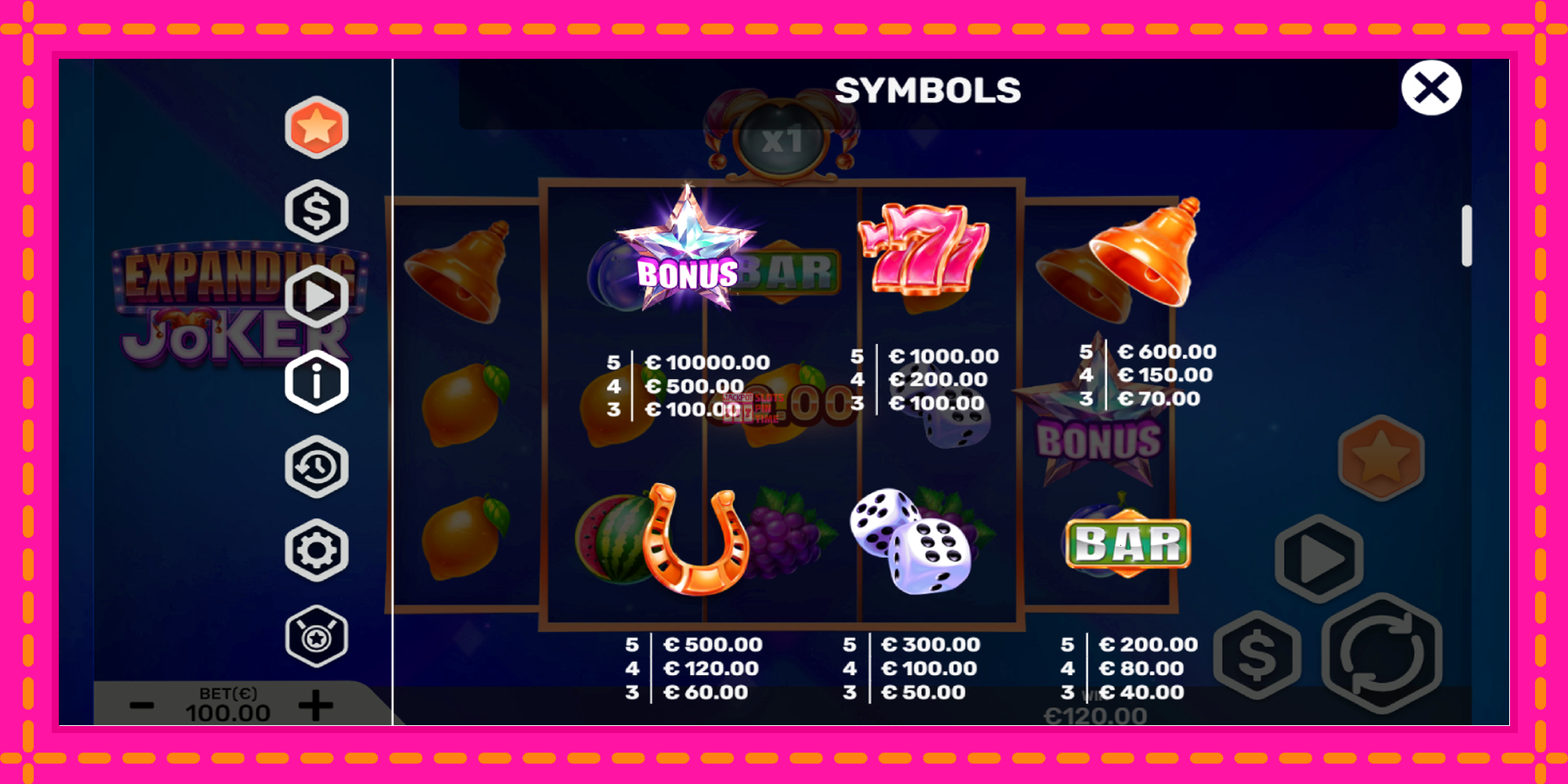 Slot machine Expanding Joker gratuitamente, immagine 5