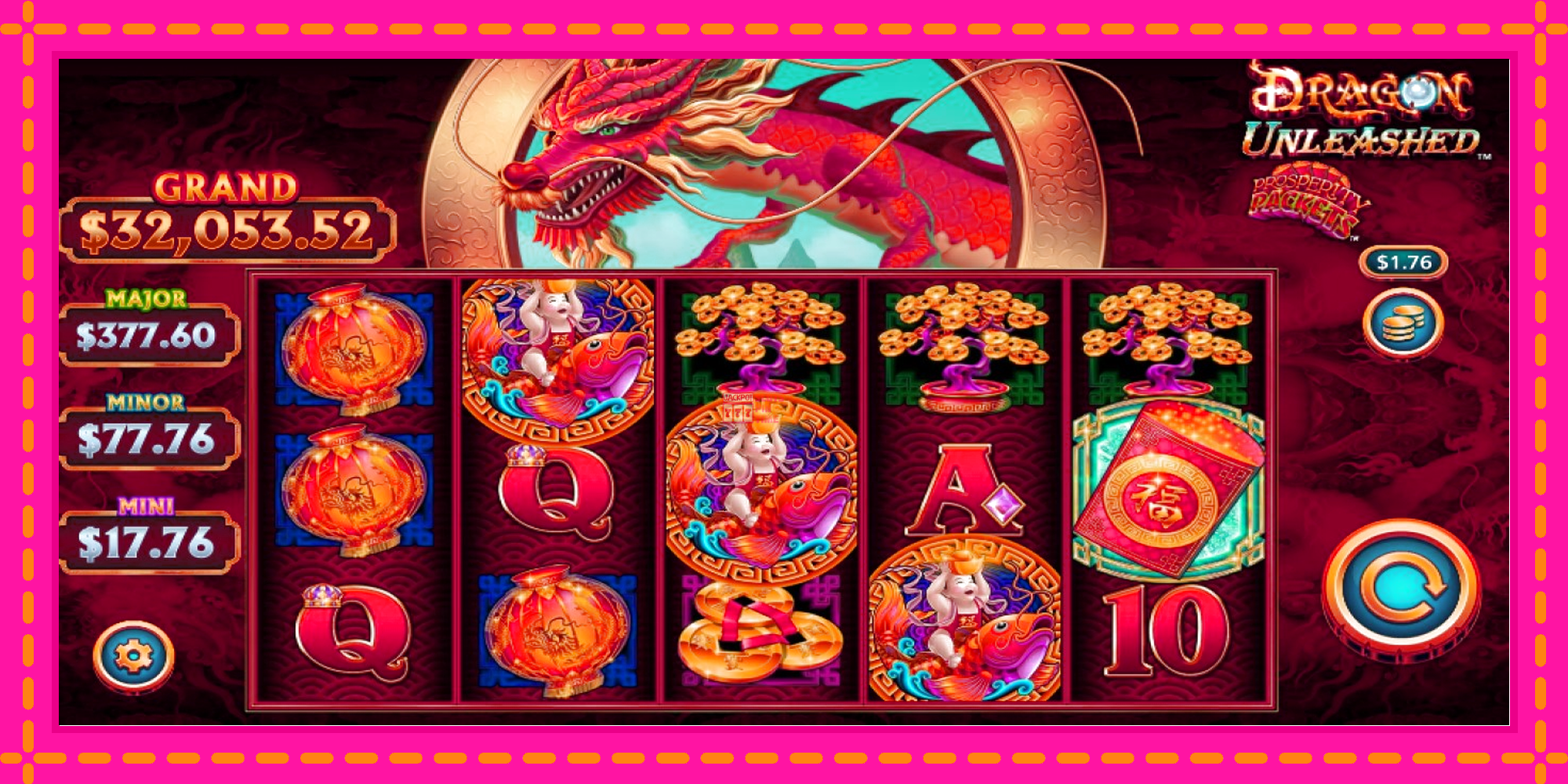 Slot machine Dragon Unleashed - Prosperity Packets gratuitamente, immagine 2