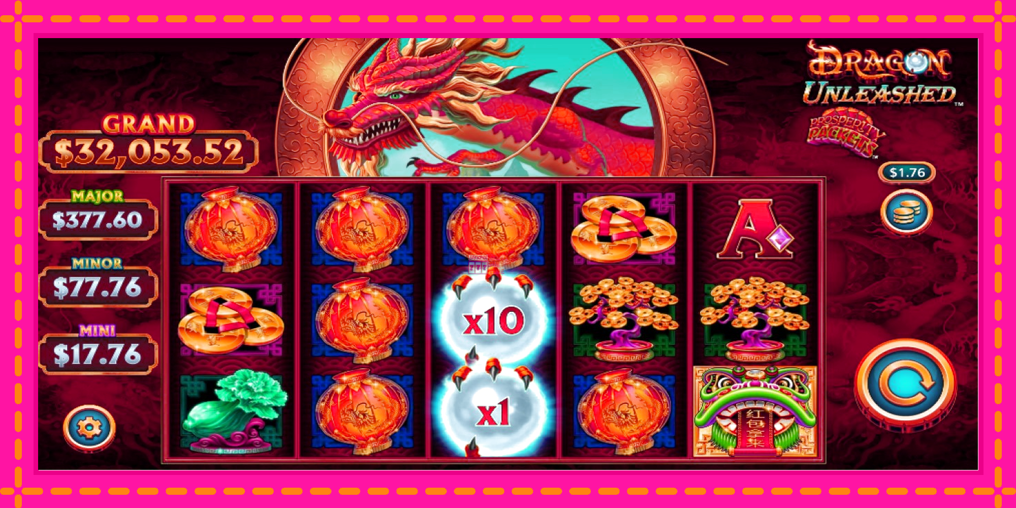 Slot machine Dragon Unleashed - Prosperity Packets gratuitamente, immagine 3