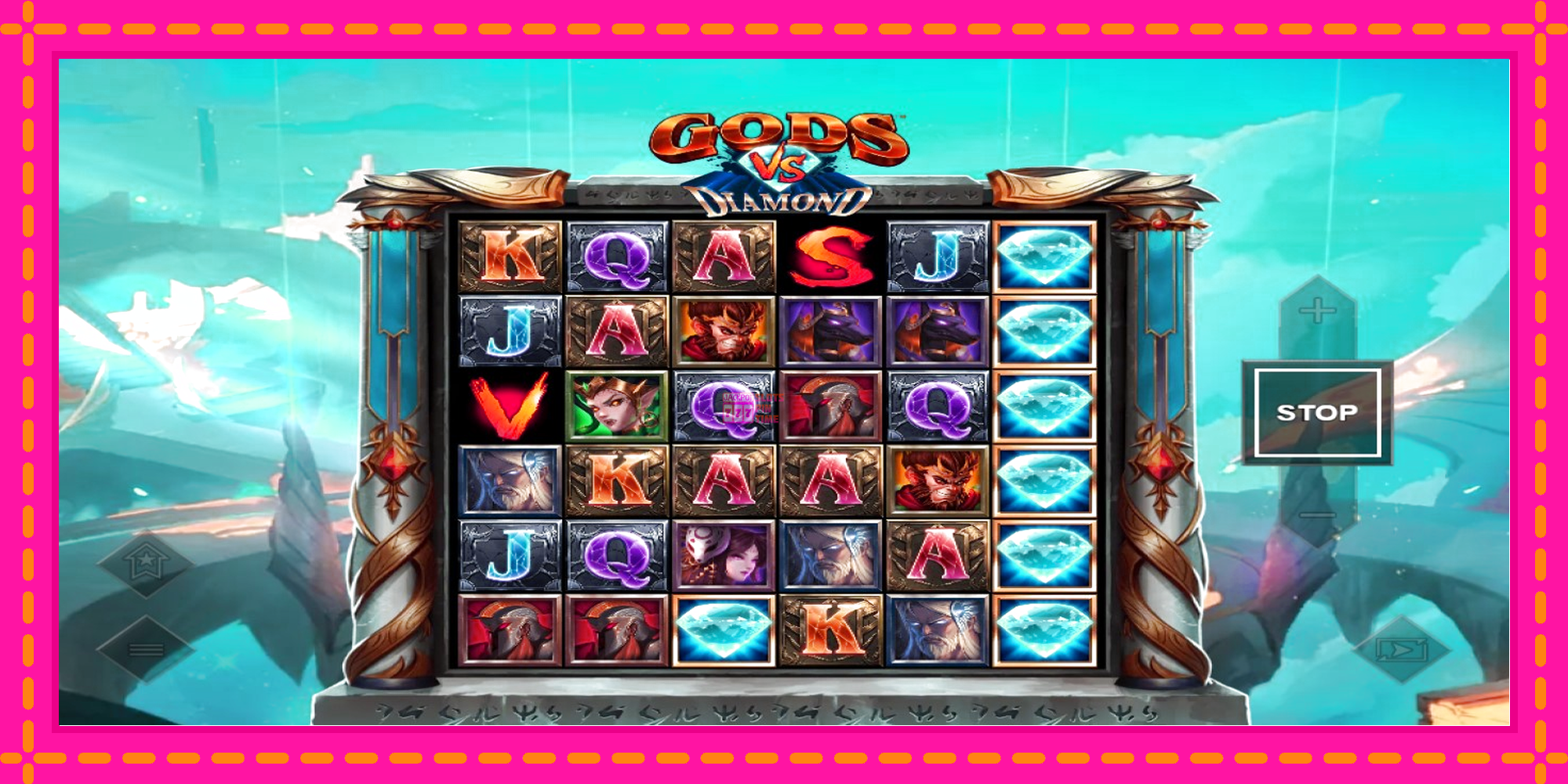 Slot machine Gods VS Diamond gratuitamente, immagine 2