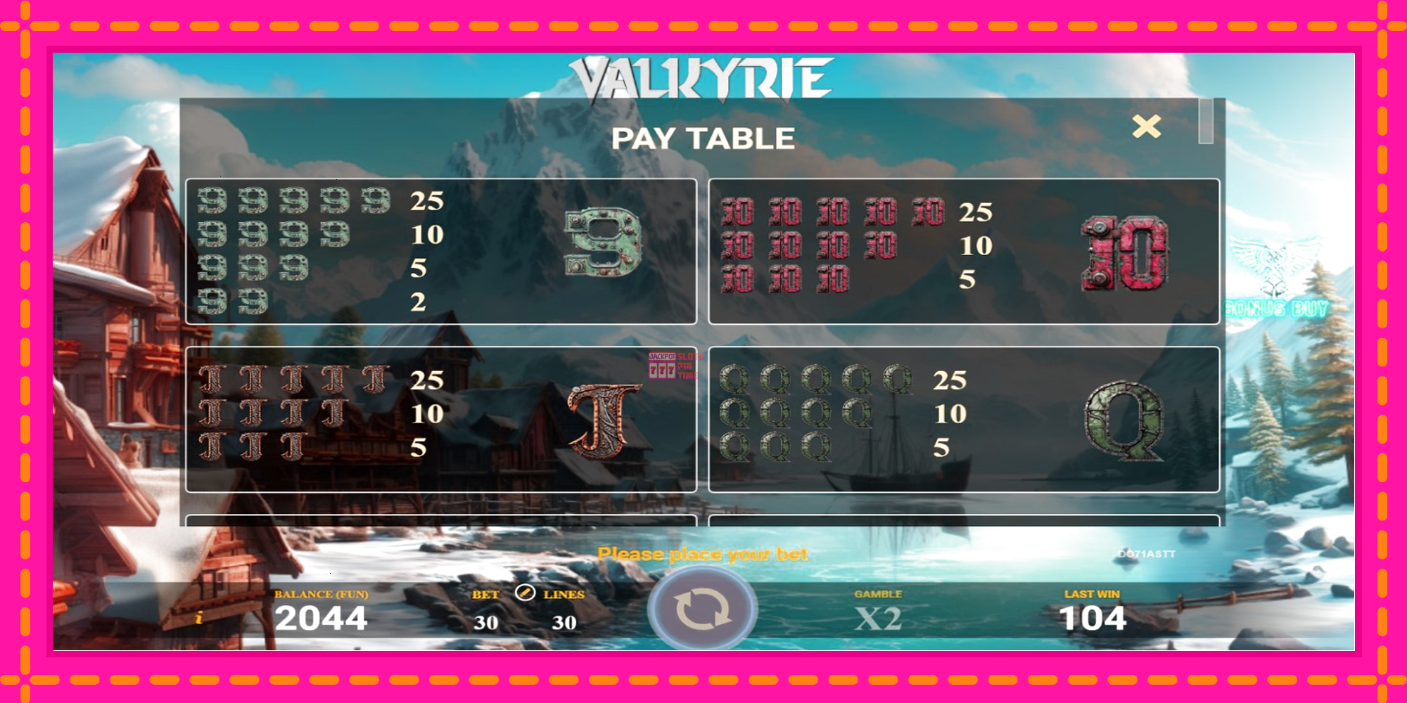 Slot machine Valkyrie gratuitamente, immagine 4