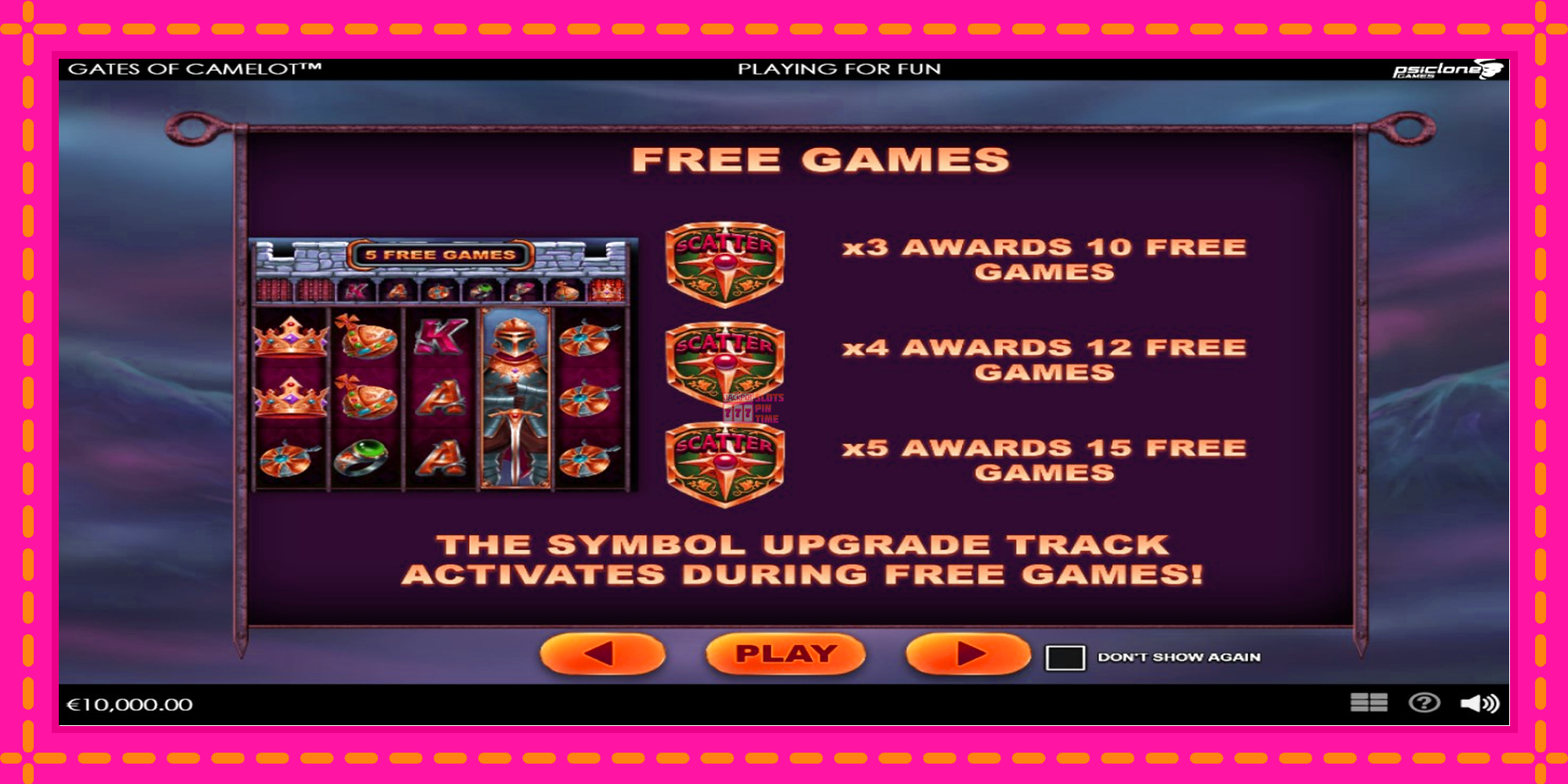 Slot machine Gates of Camelot gratuitamente, immagine 7