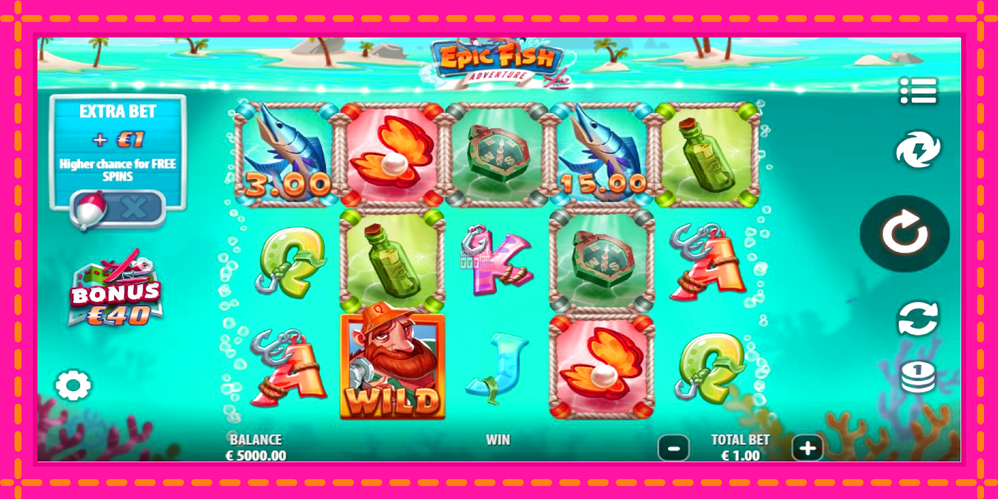 Slot machine Epic Fish Adventure gratuitamente, immagine 1