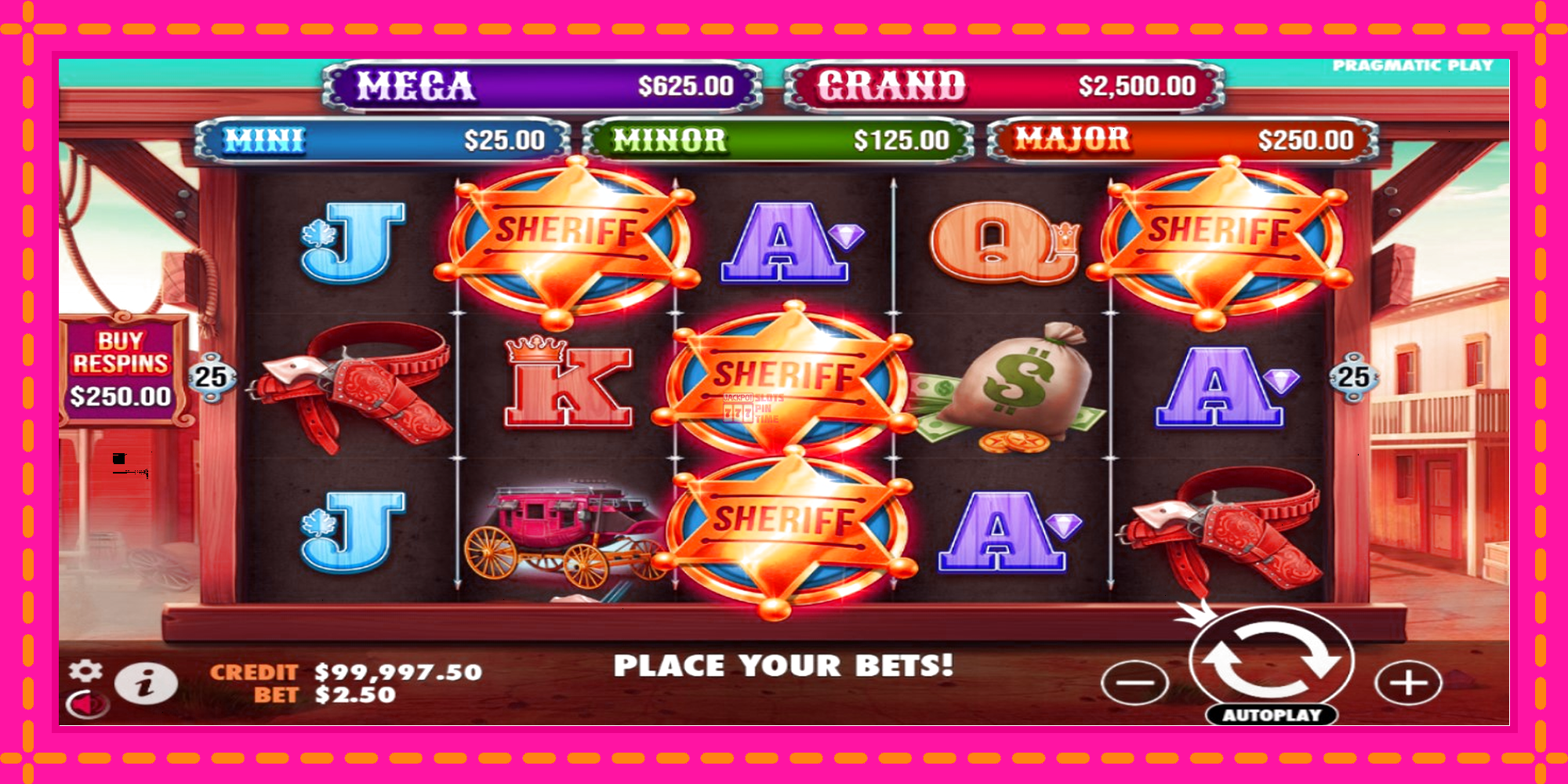 Slot machine Badge Blitz gratuitamente, immagine 1