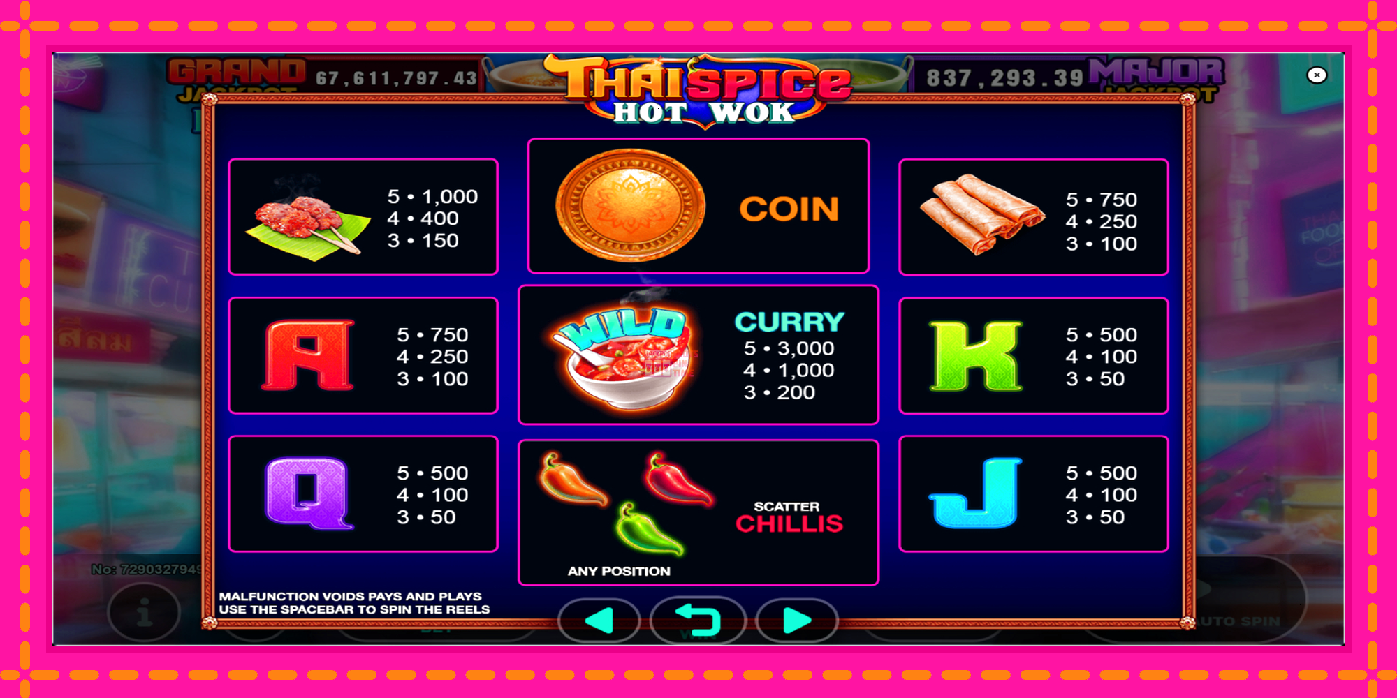 Slot machine Thai Spice - Hot Wok gratuitamente, immagine 5