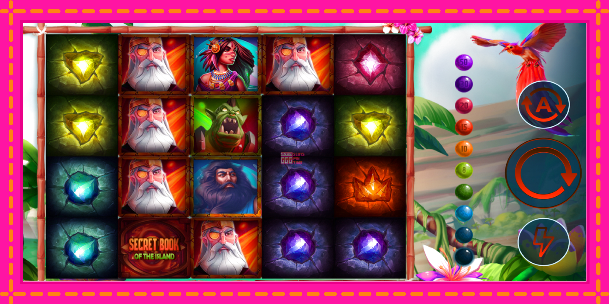 Slot machine Secret Book of the Island gratuitamente, immagine 1