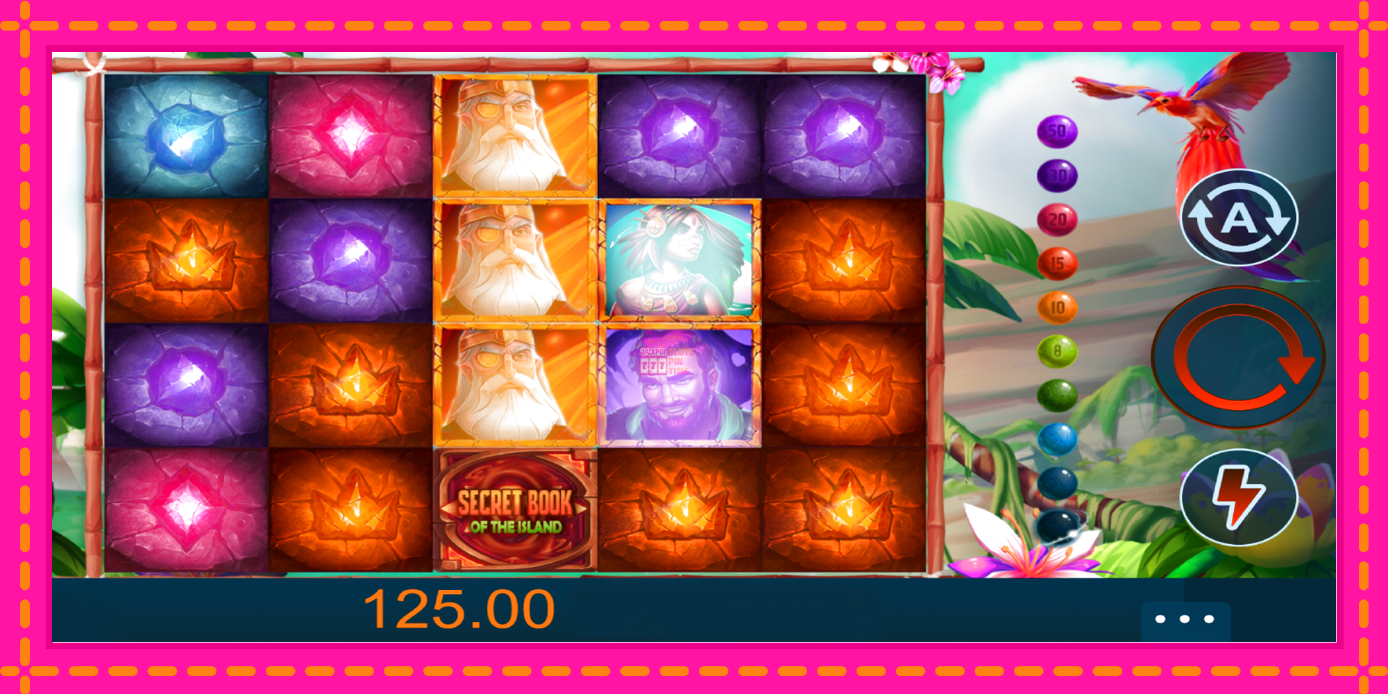 Slot machine Secret Book of the Island gratuitamente, immagine 3