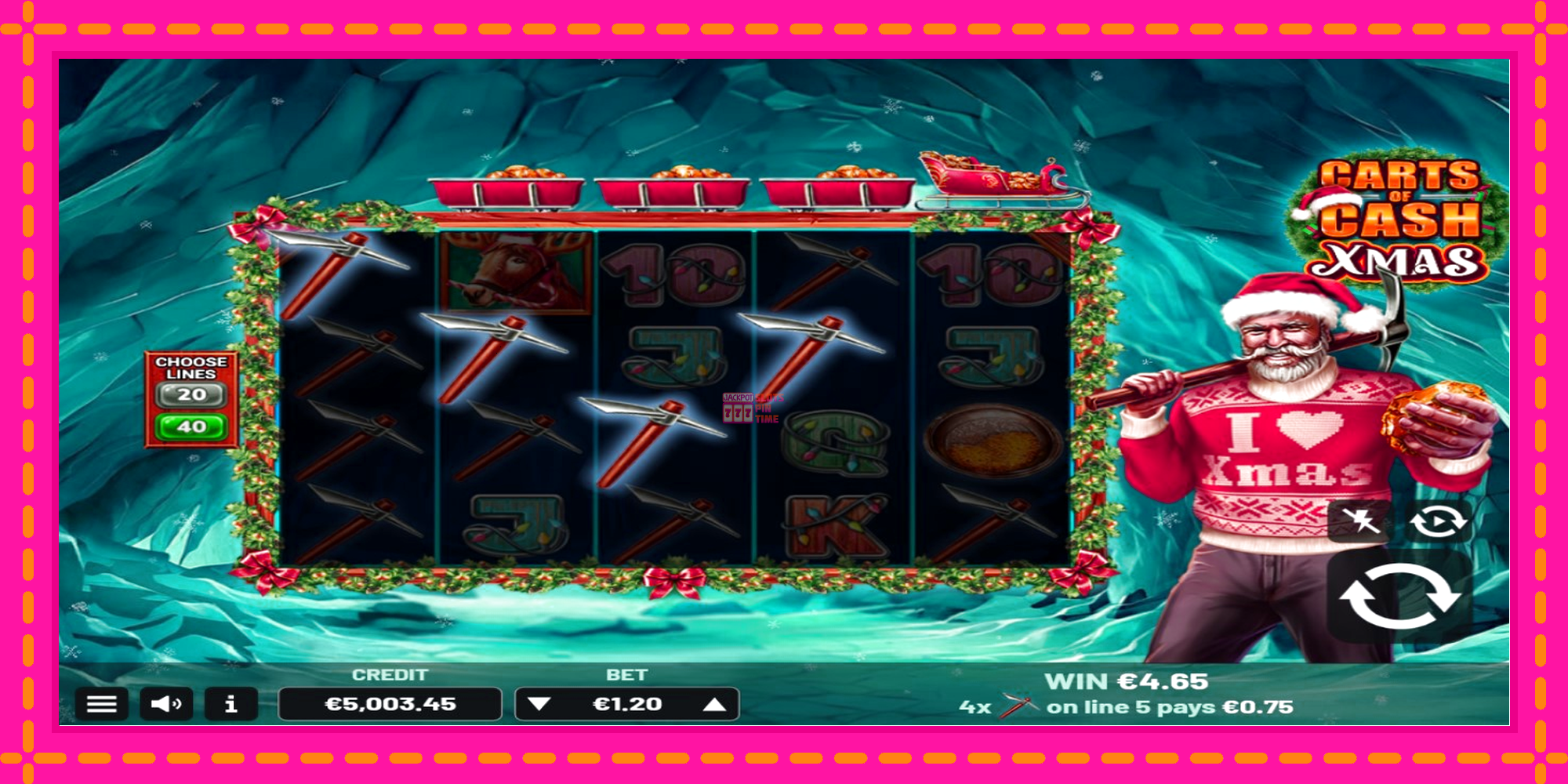 Slot machine Carts of Cash Xmas gratuitamente, immagine 3