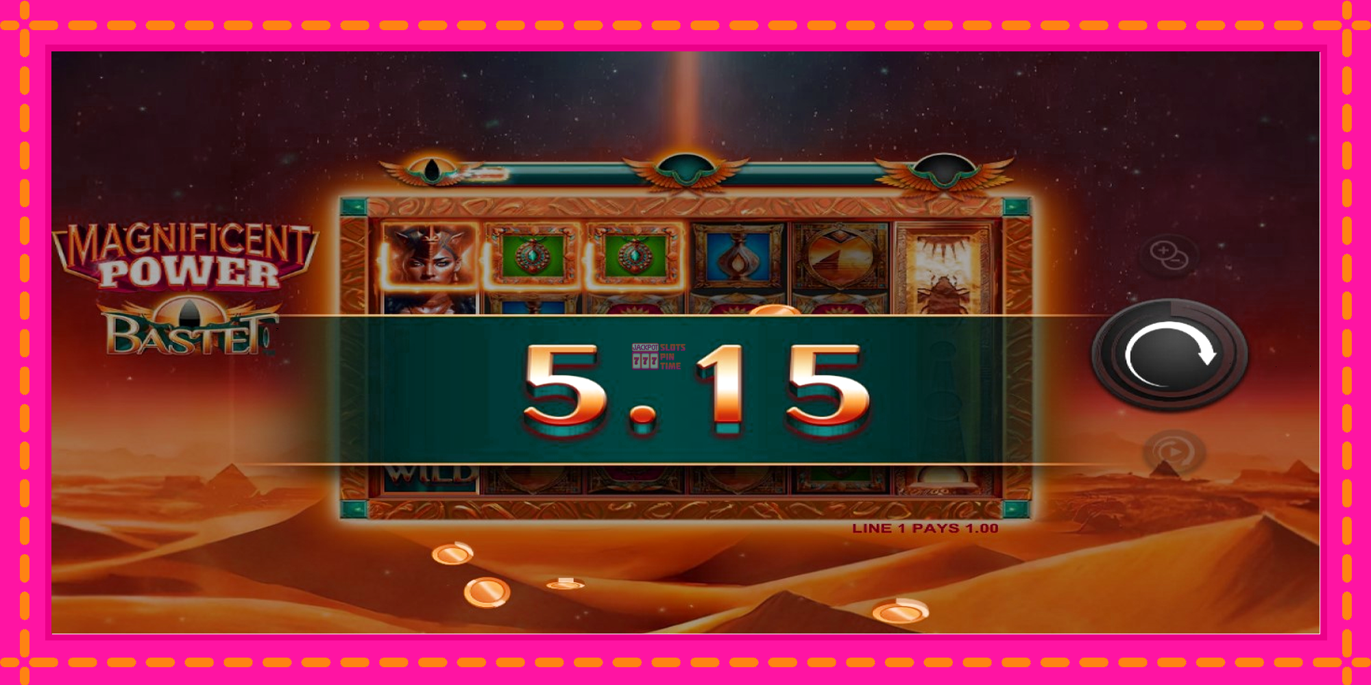 Slot machine Magnificent Power Bastet gratuitamente, immagine 4