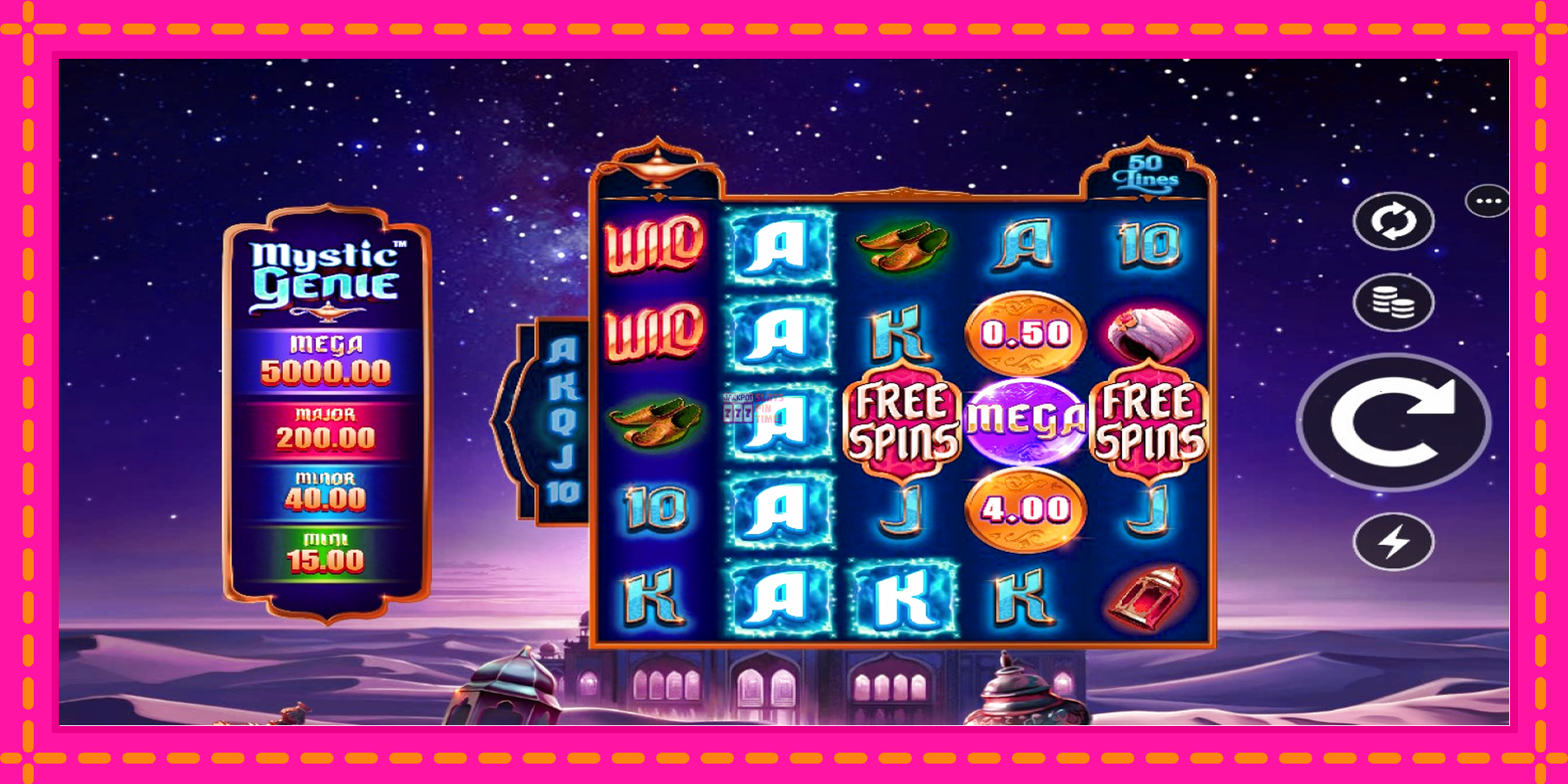 Slot machine Mystic Genie gratuitamente, immagine 1