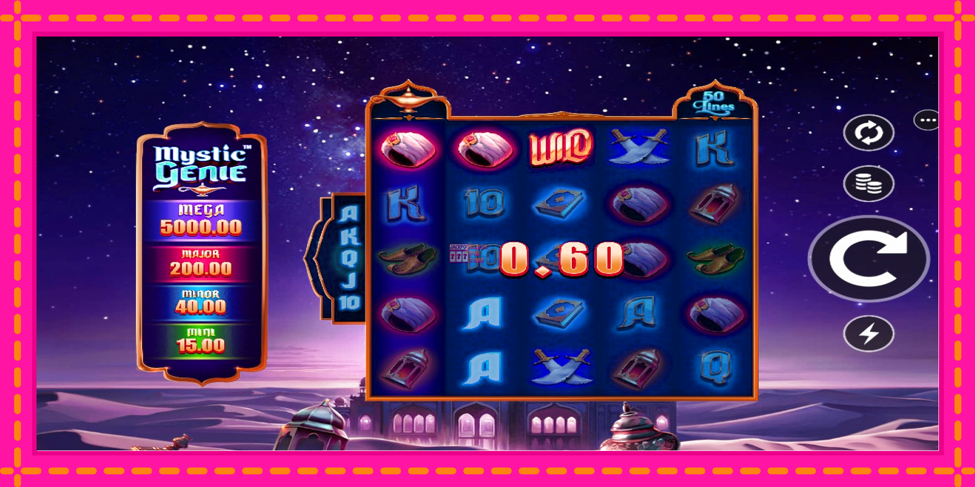 Slot machine Mystic Genie gratuitamente, immagine 3