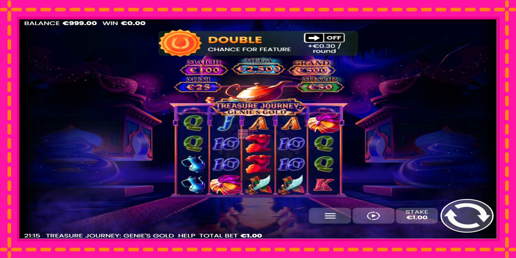 Slot machine Treasure Journey: Genies Gold gratuitamente, immagine 2