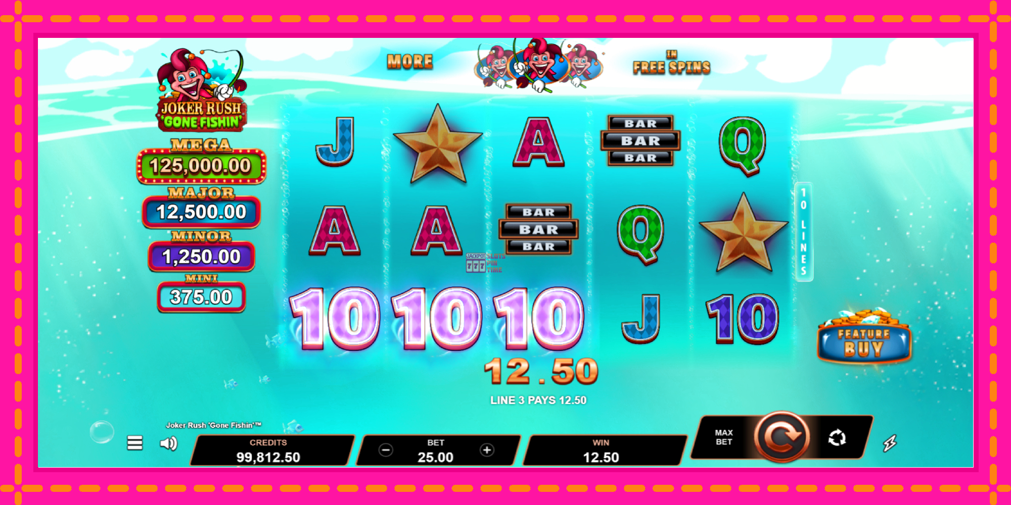 Slot machine Joker Rush Gone Fishin gratuitamente, immagine 2