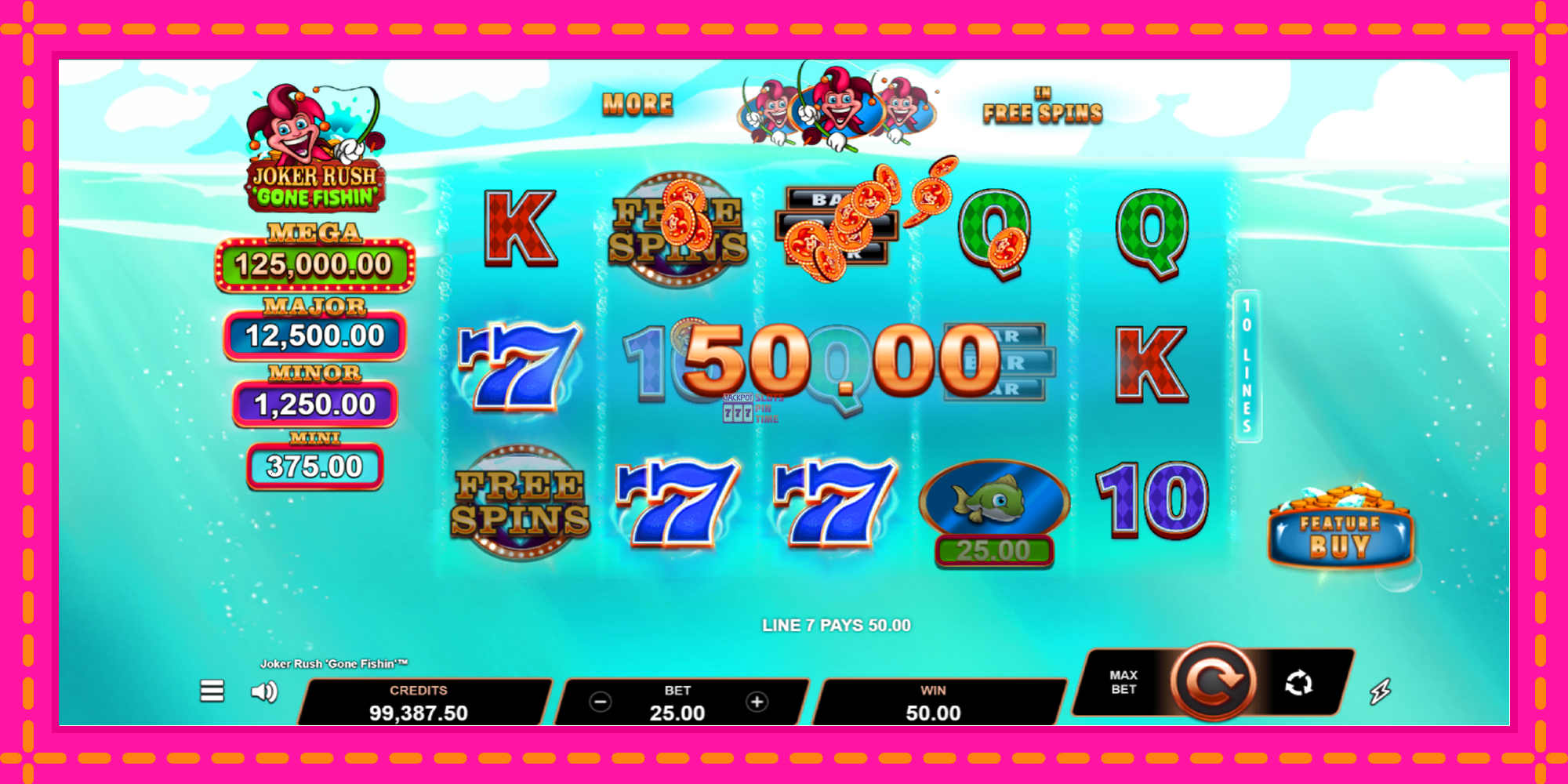 Slot machine Joker Rush Gone Fishin gratuitamente, immagine 3