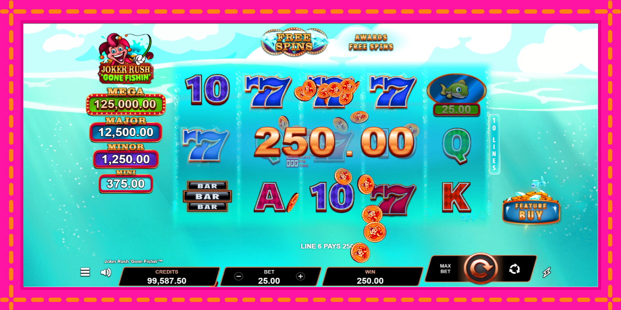 Slot machine Joker Rush Gone Fishin gratuitamente, immagine 4