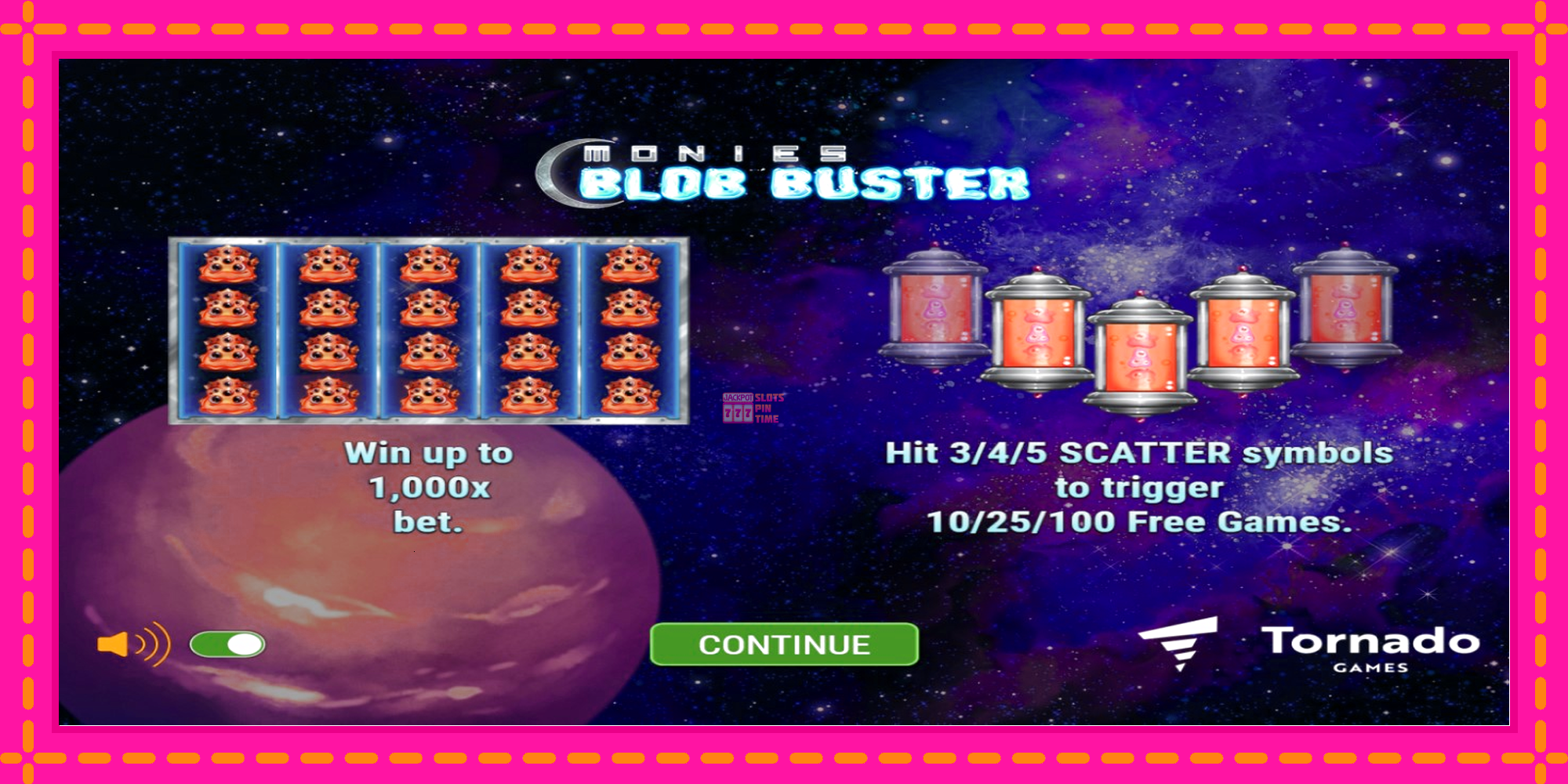 Slot machine Monies Blob Buster gratuitamente, immagine 1