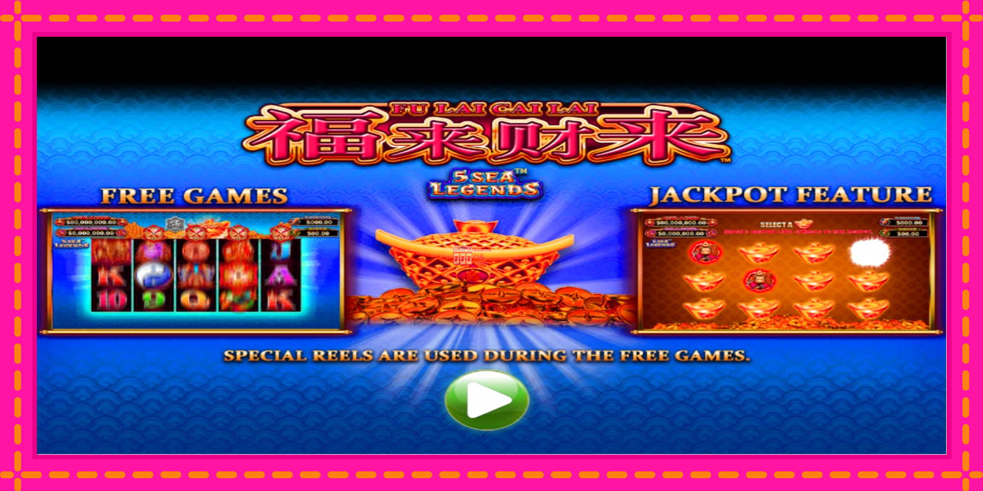 Slot machine Fu Lai Cai Lai 5 Sea Legends gratuitamente, immagine 1