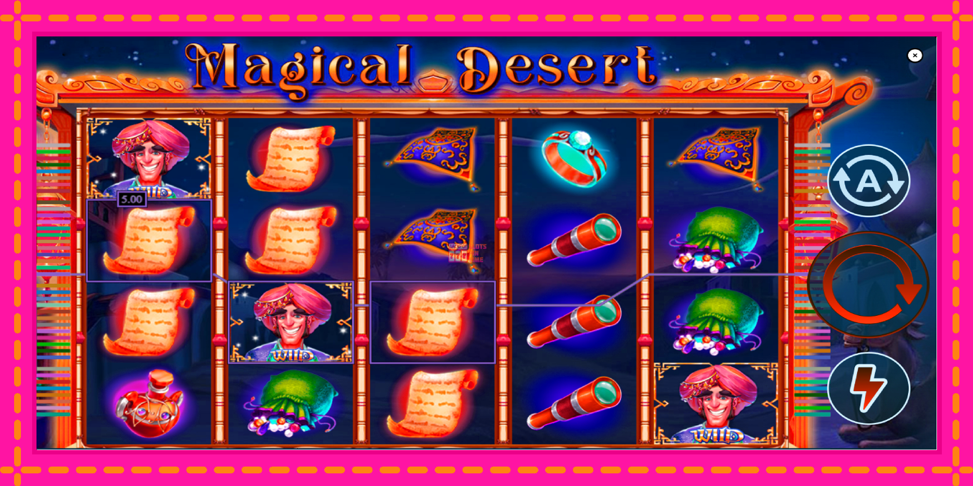 Slot machine Magical Desert gratuitamente, immagine 3