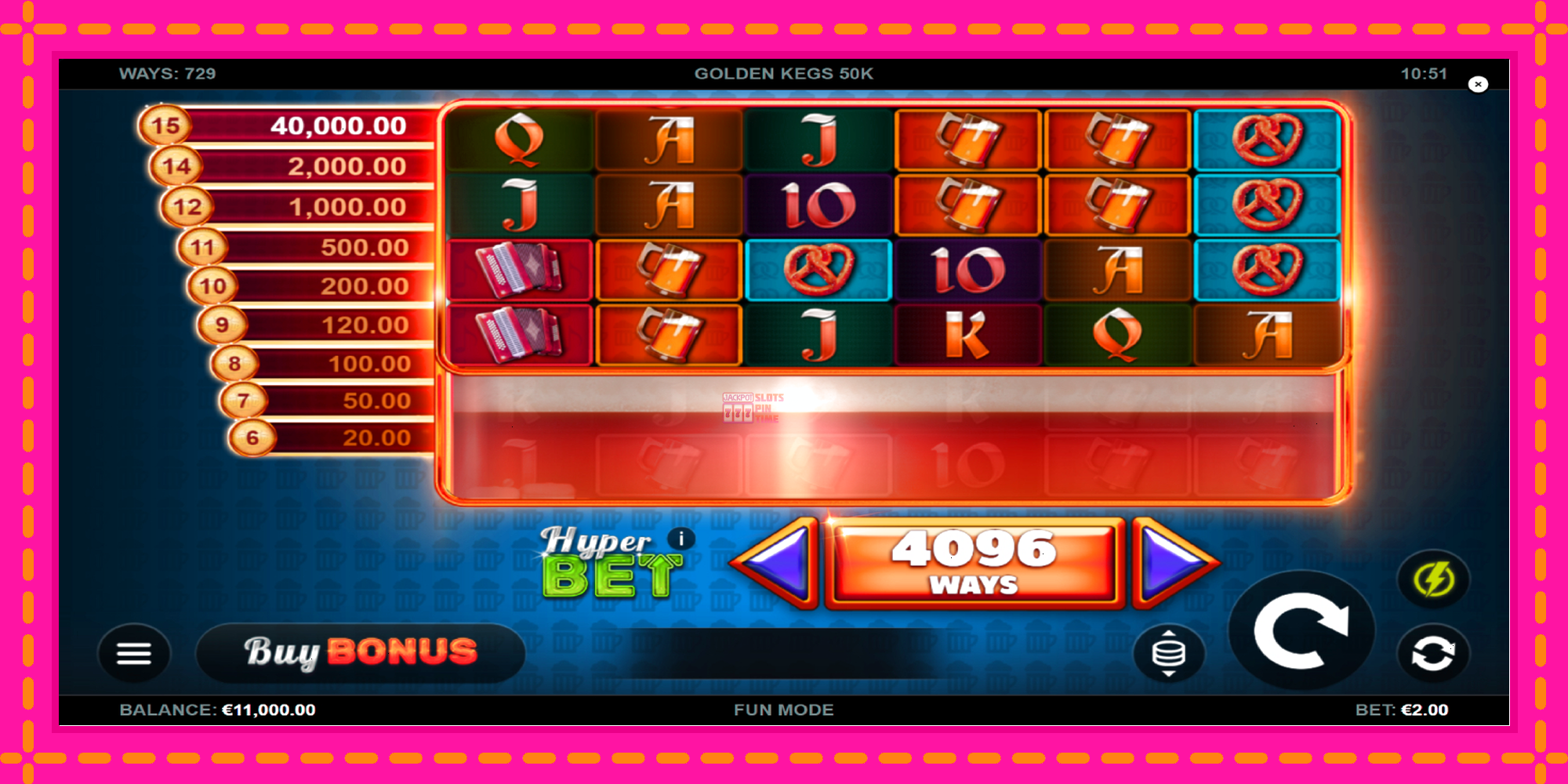 Slot machine Golden Kegs 50K gratuitamente, immagine 2