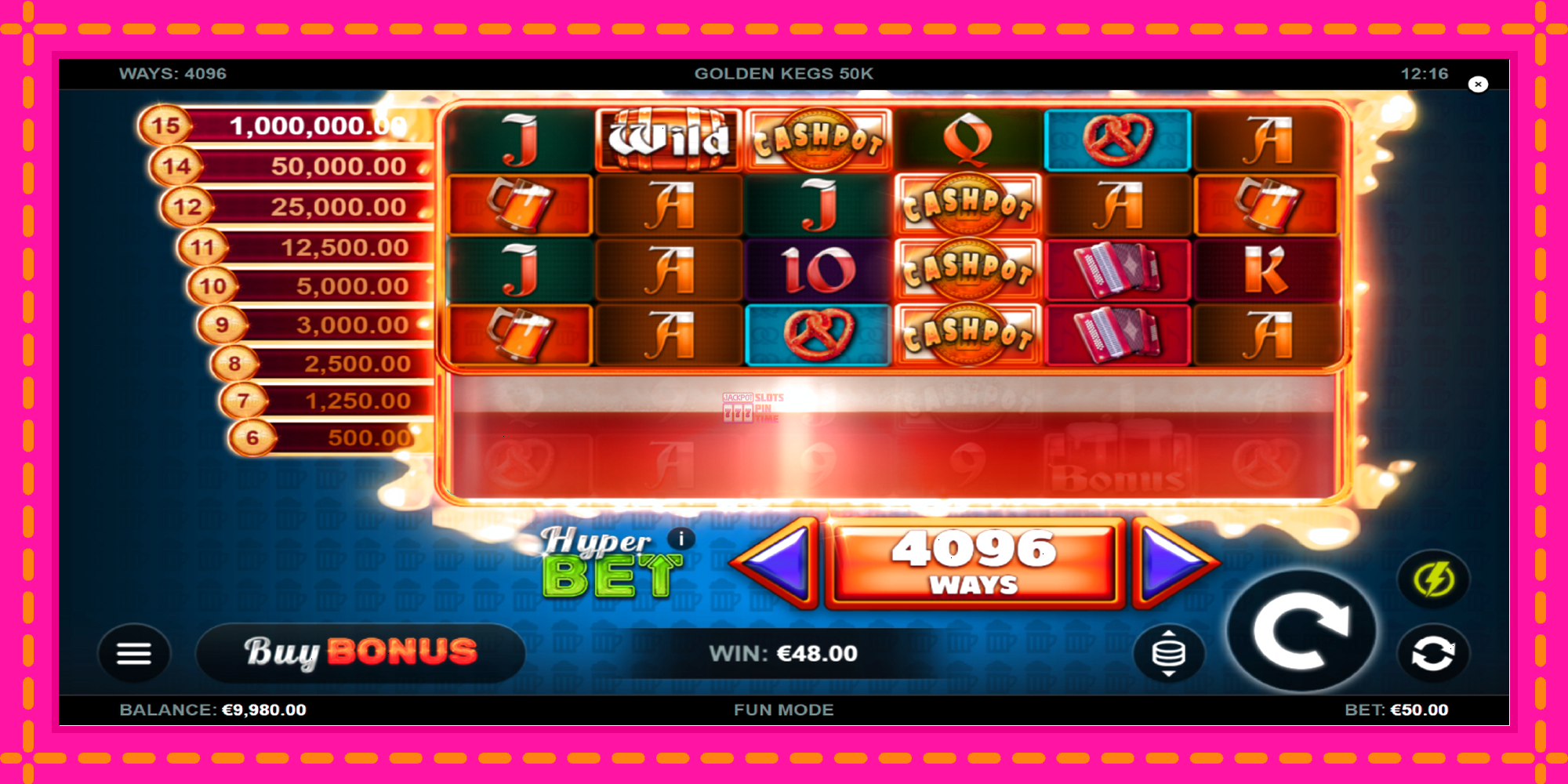 Slot machine Golden Kegs 50K gratuitamente, immagine 4