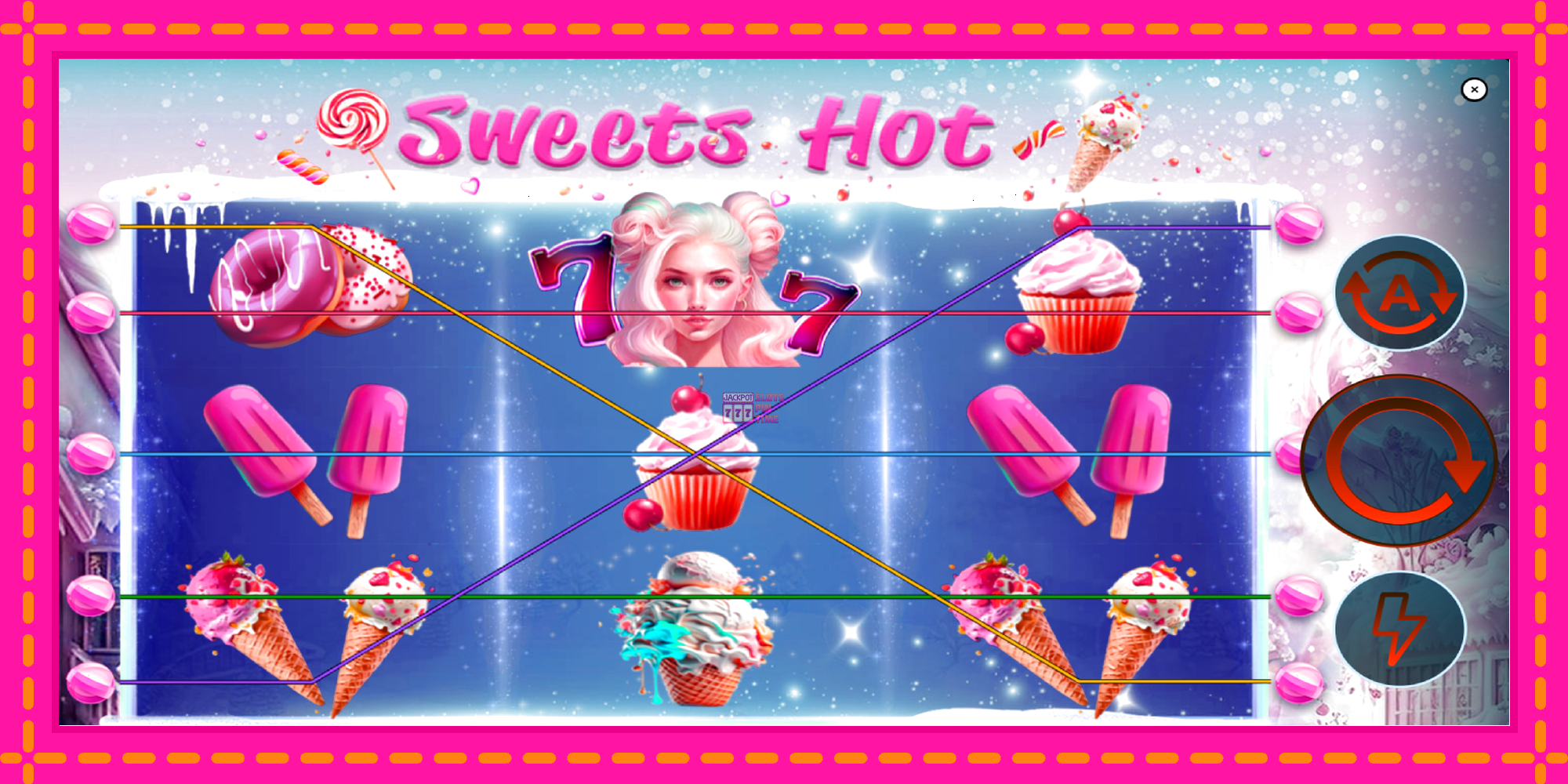 Slot machine Sweets Hot gratuitamente, immagine 2