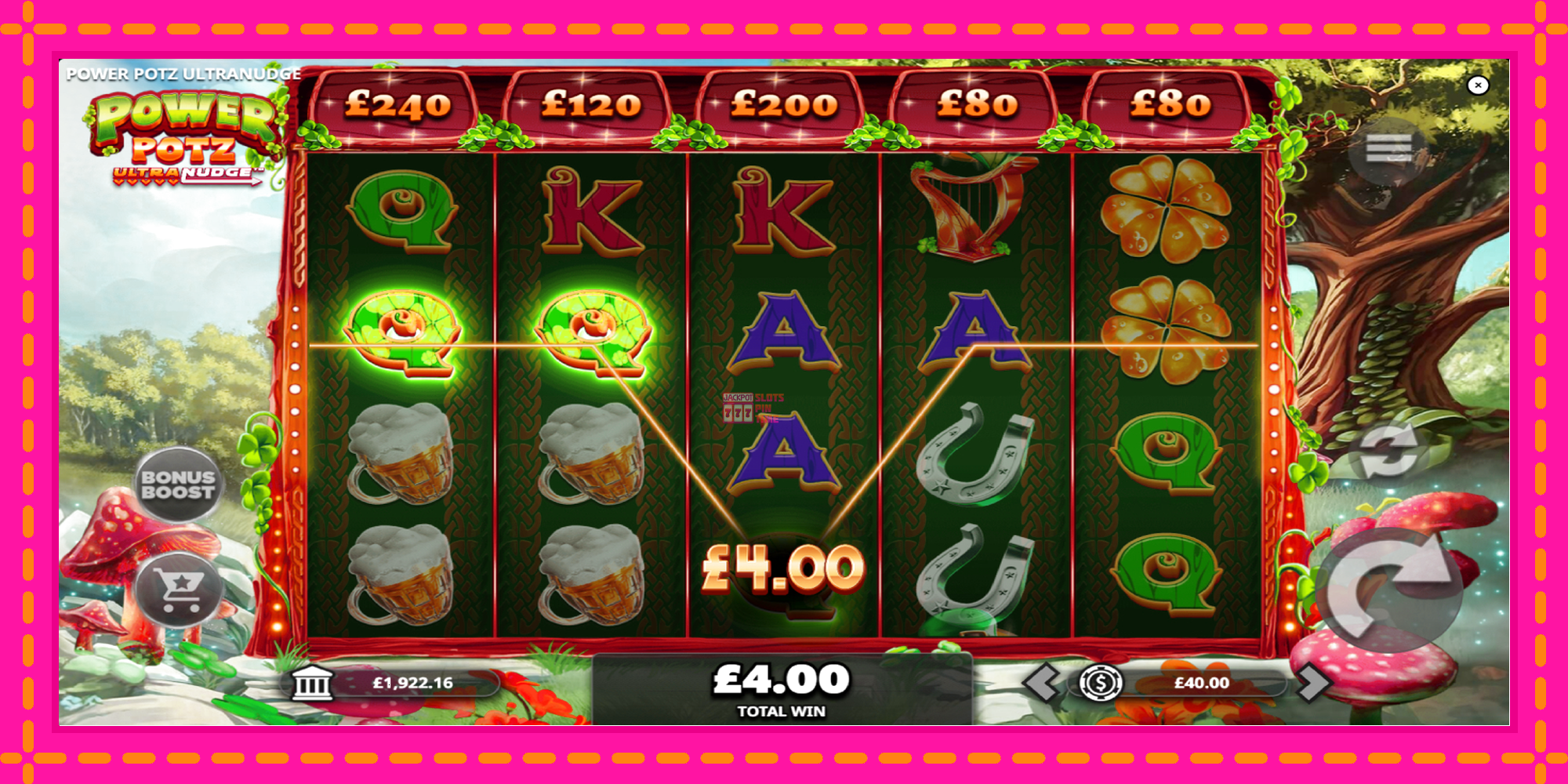 Slot machine Power Potz Ultranudge gratuitamente, immagine 3