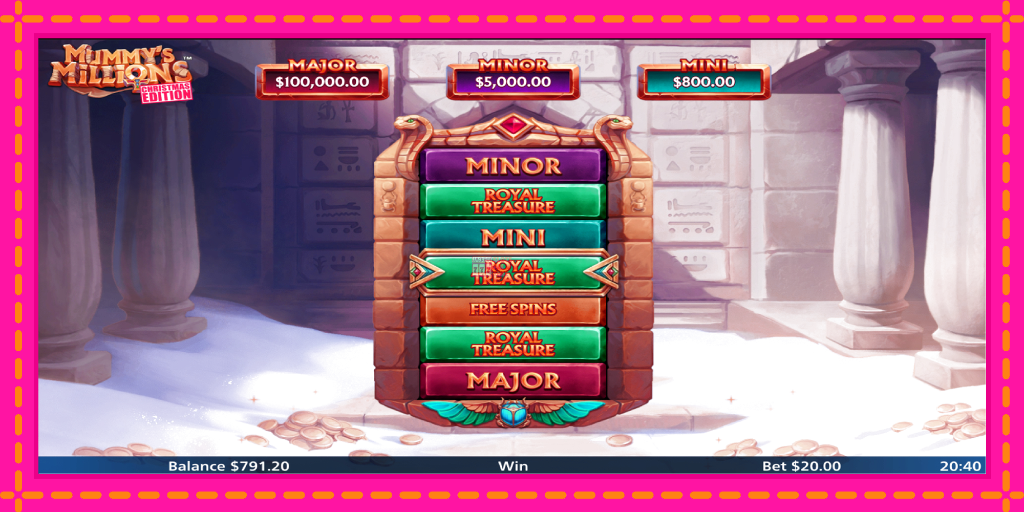 Slot machine Mummys Millions gratuitamente, immagine 4