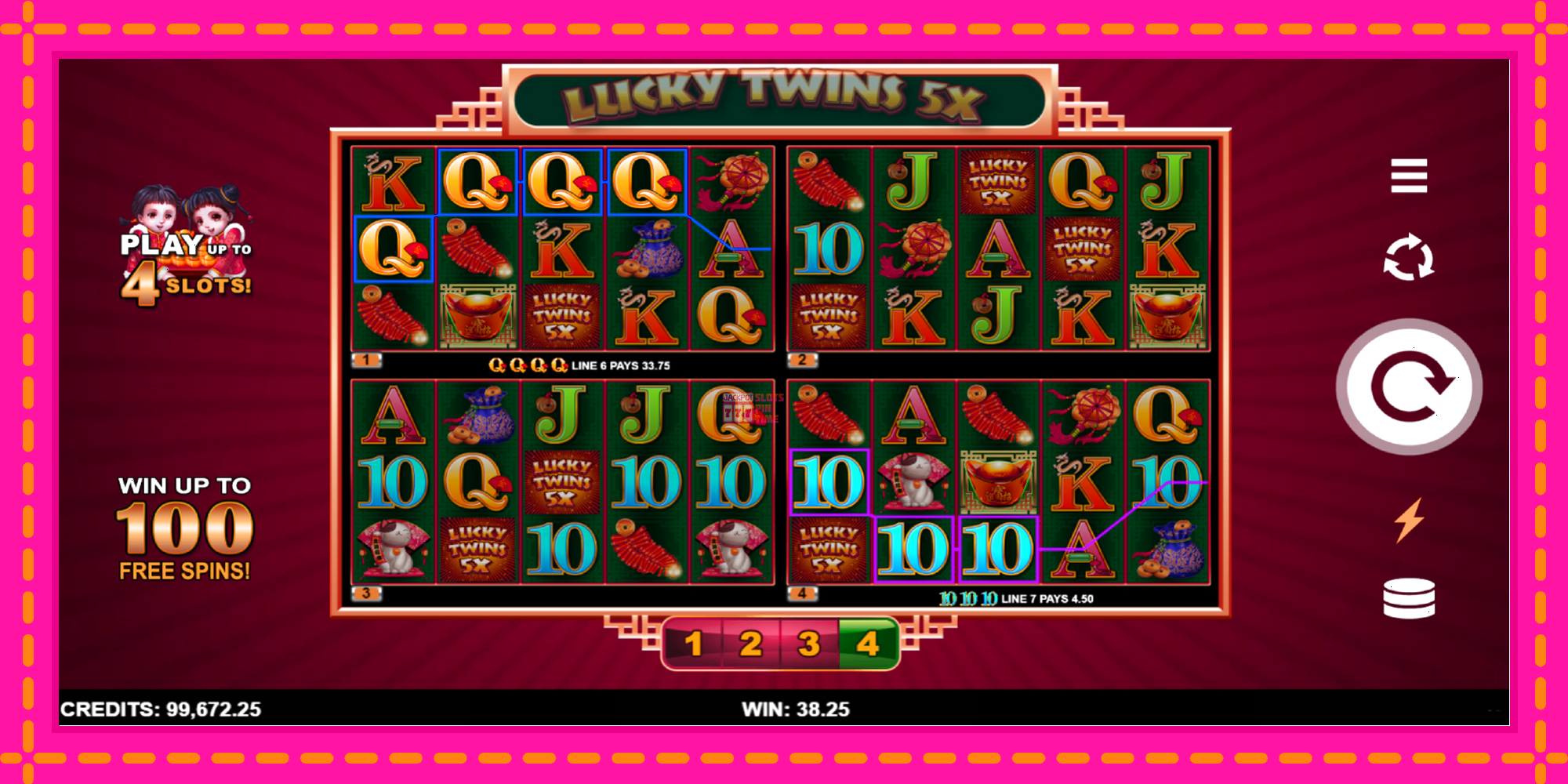 Slot machine Lucky Twins 5X 4Tune Reels gratuitamente, immagine 3