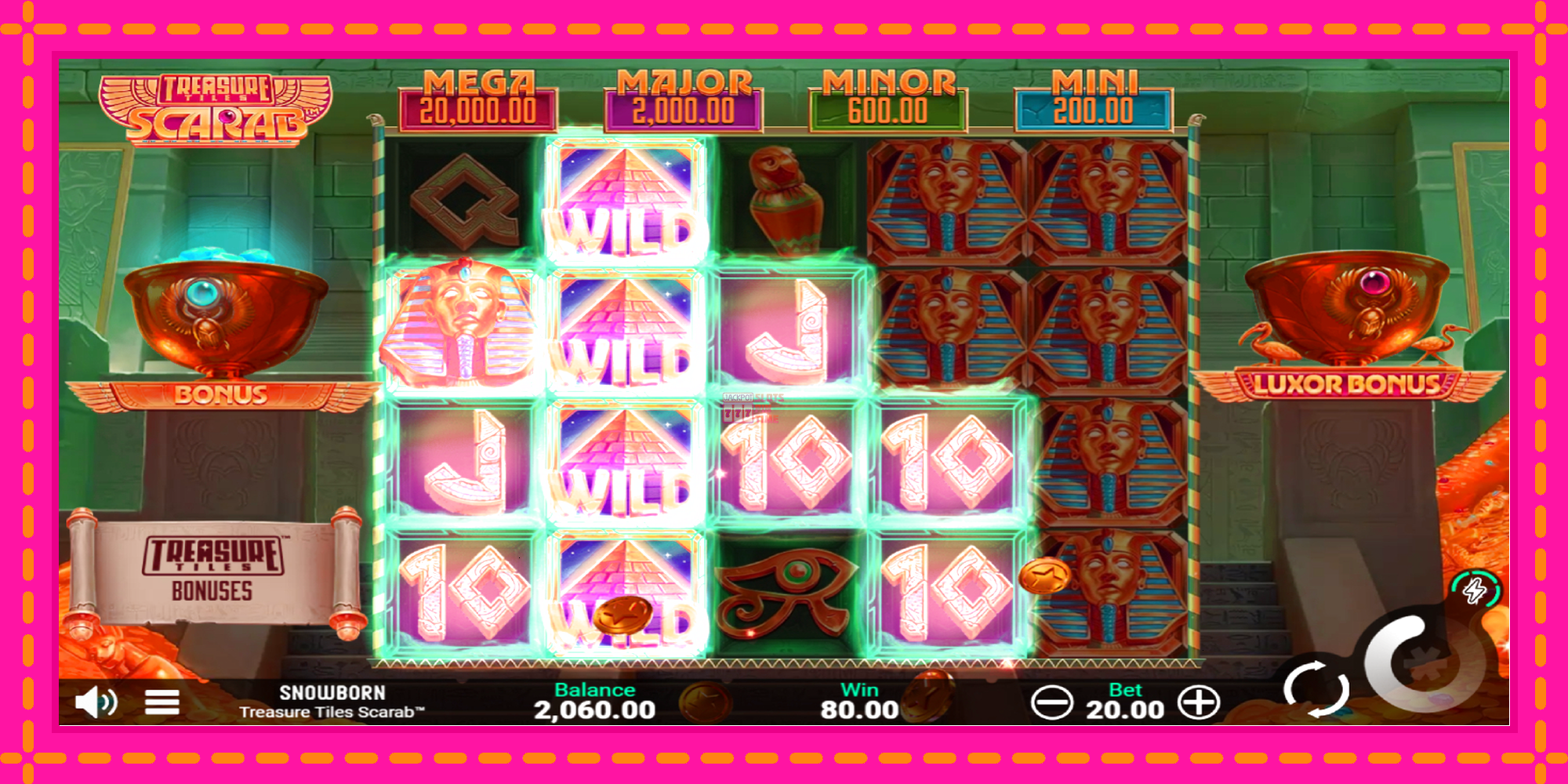 Slot machine Treasure Tiles Scarab gratuitamente, immagine 4