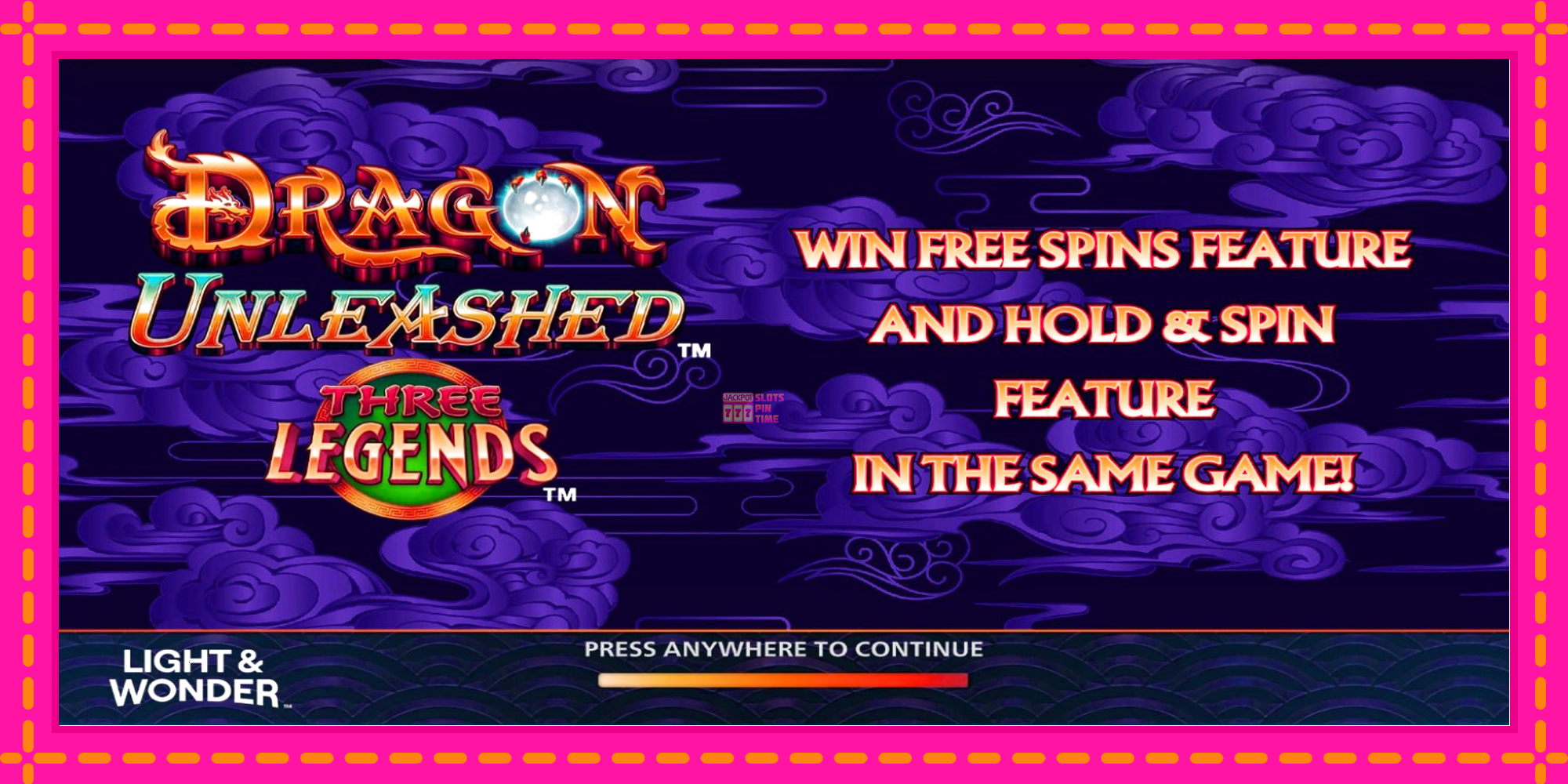 Slot machine Dragon Unleashed - Three Legends gratuitamente, immagine 1