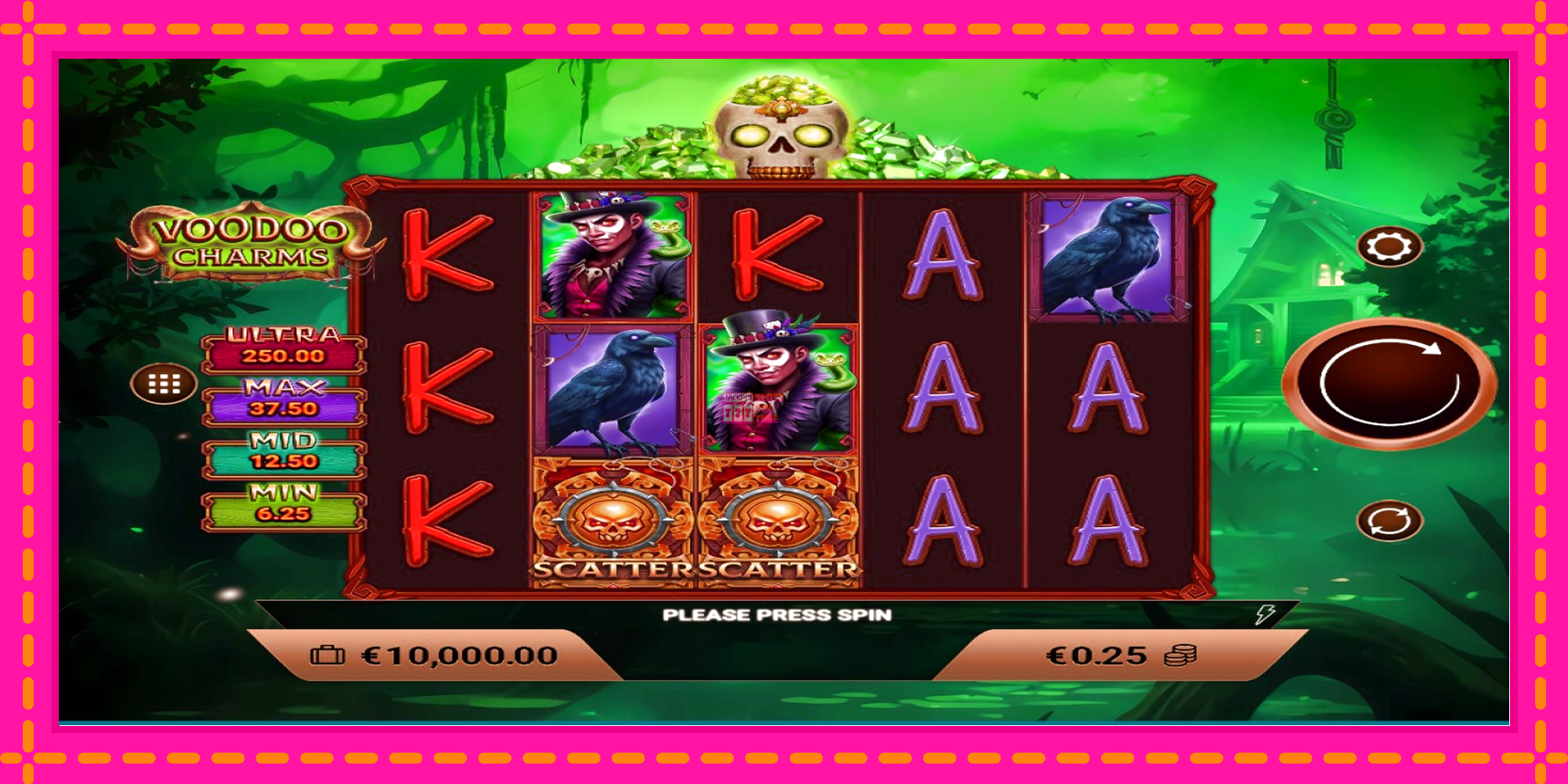 Slot machine Voodoo Charms gratuitamente, immagine 1