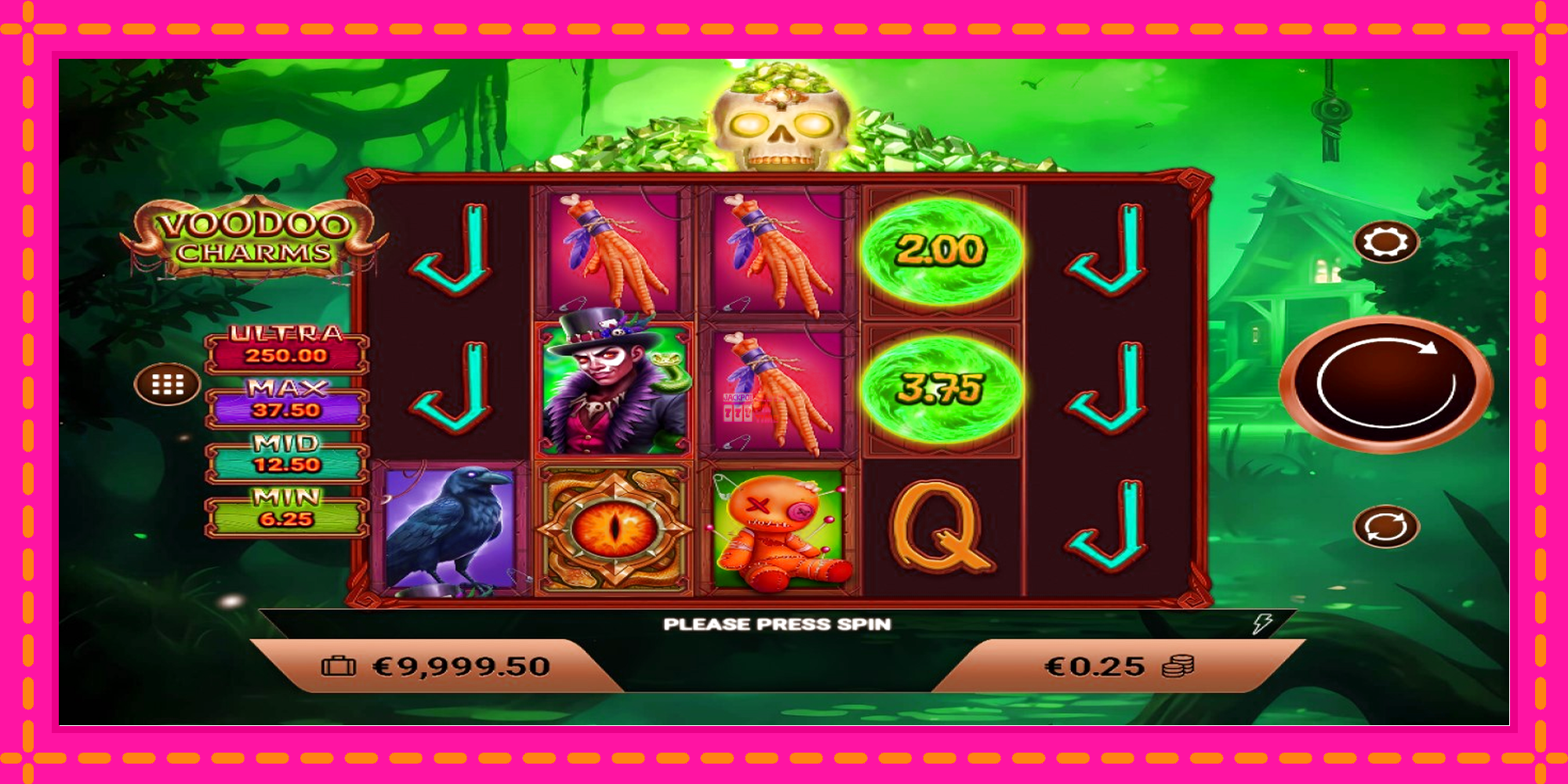 Slot machine Voodoo Charms gratuitamente, immagine 2