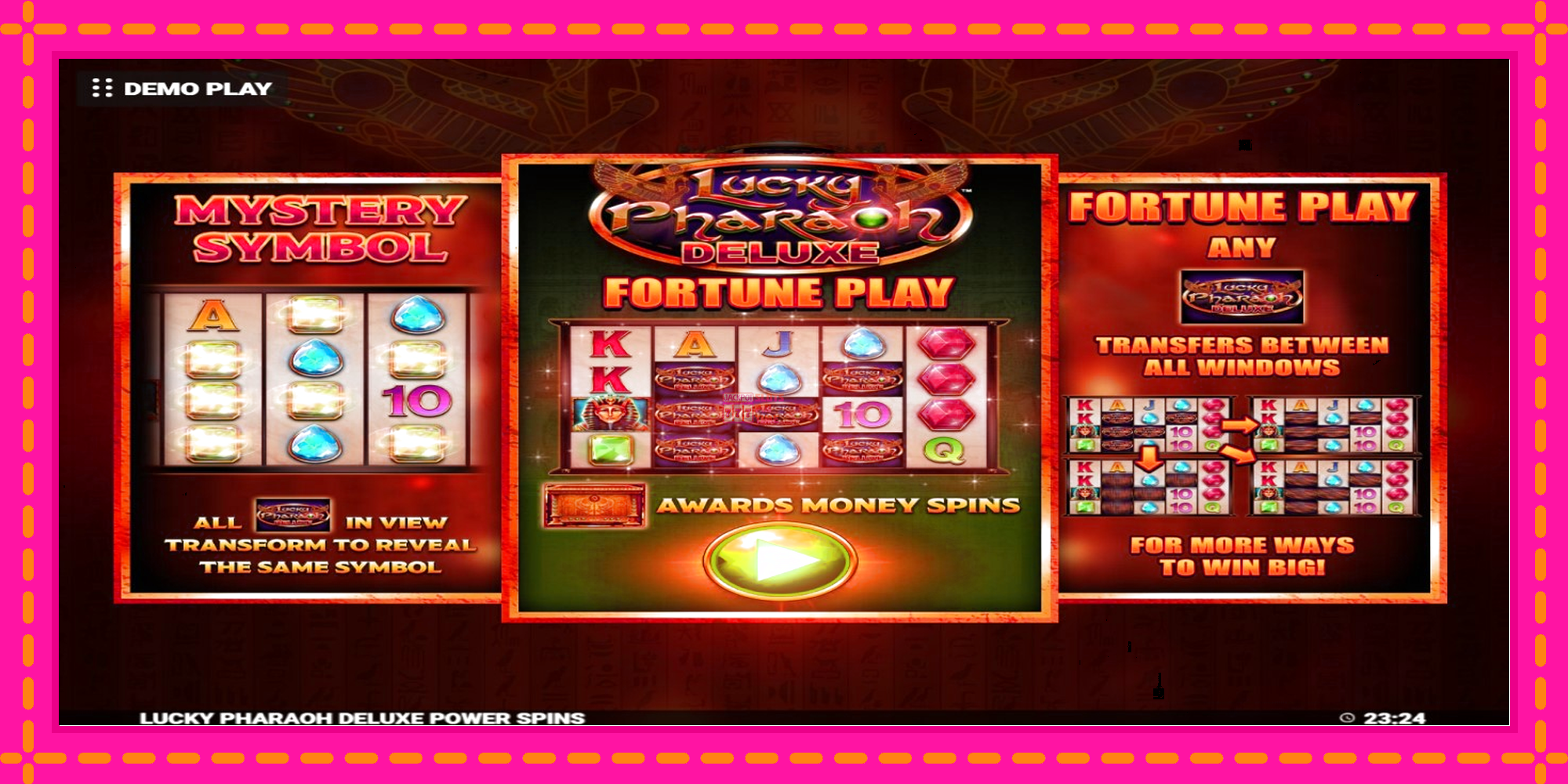 Slot machine Lucky Pharaoh Deluxe Fortune Play gratuitamente, immagine 1