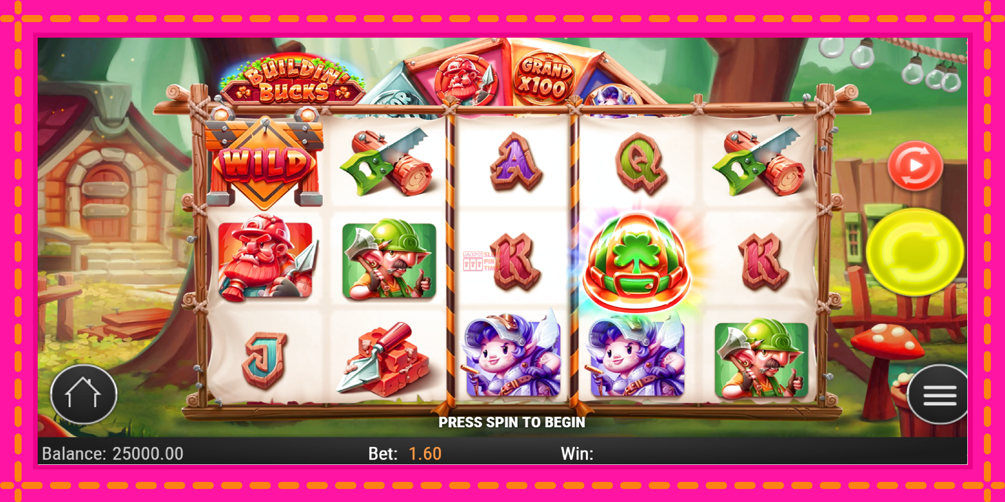 Slot machine Buildin Bucks gratuitamente, immagine 2