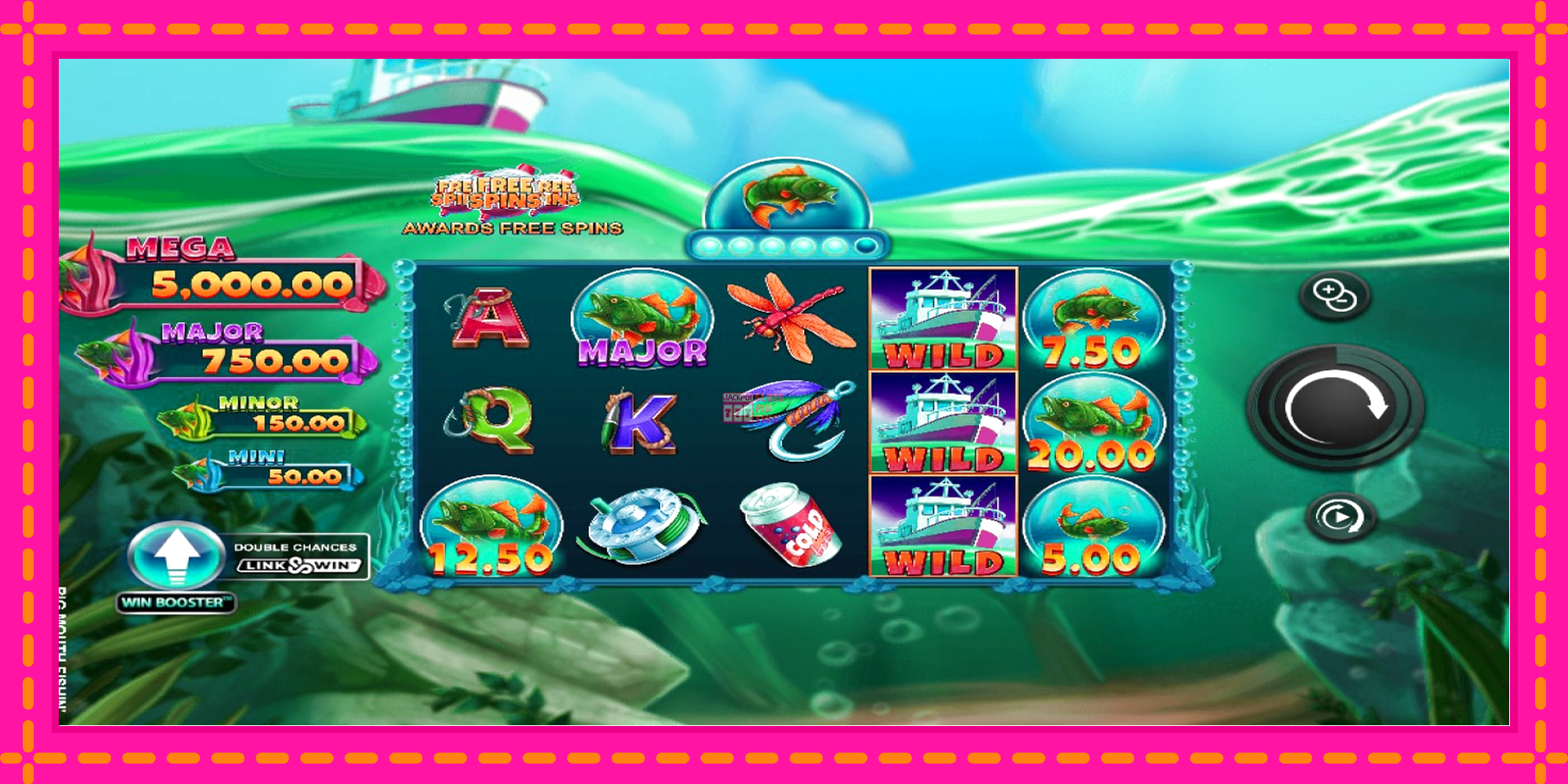 Slot machine Big Mouth Fishin gratuitamente, immagine 1